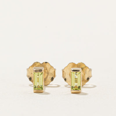 100 Ways' Baguette Peridot Earrings | 0.26ctw |