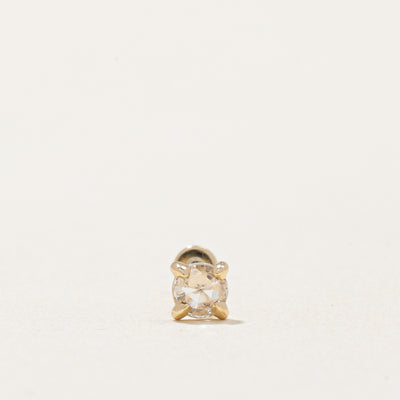 100 Ways' Rose Cut Diamond Press Fit Earring | 0.06ct |