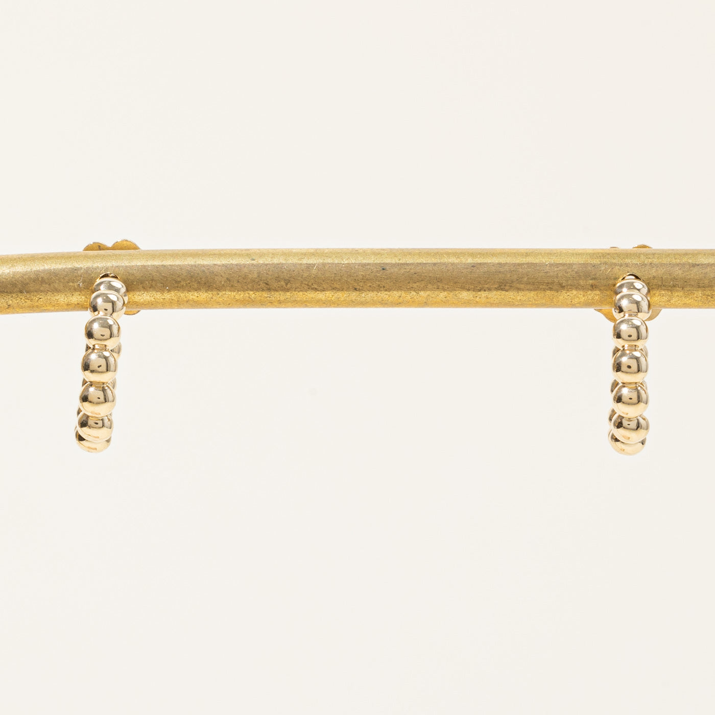 100 Ways' 14k Yellow Gold Hoop Earrings