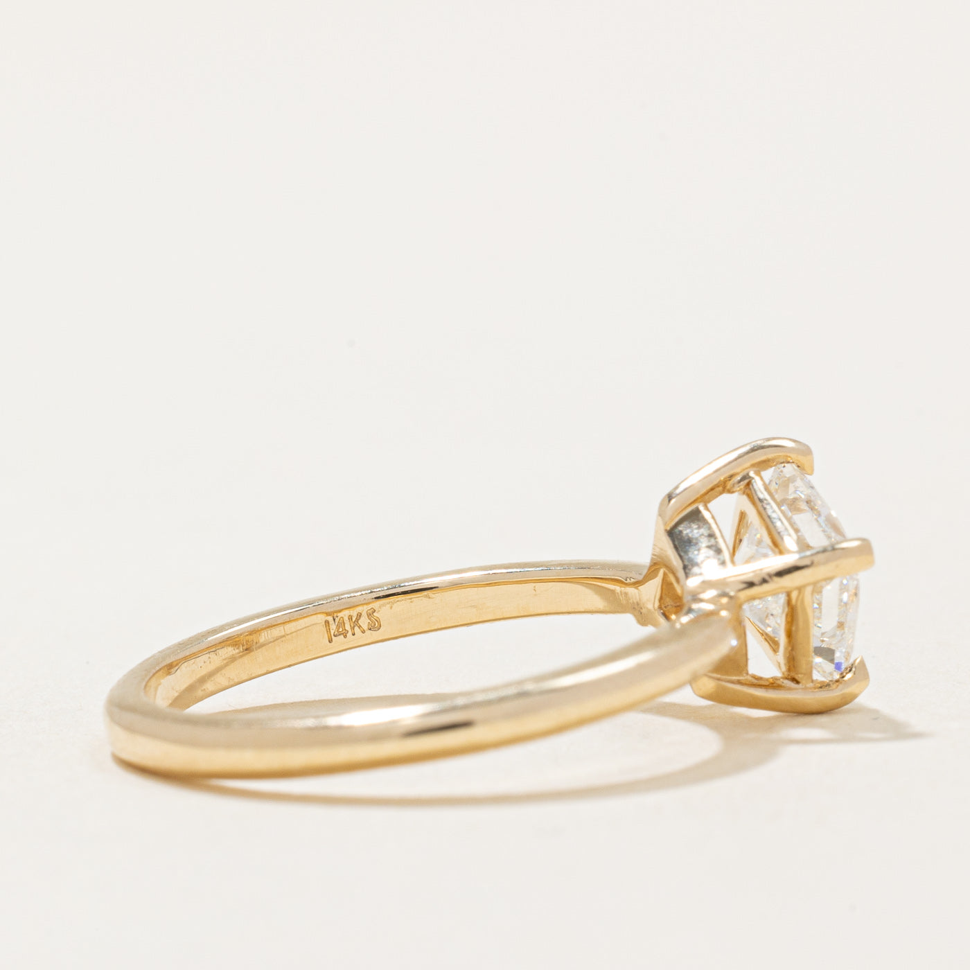 Bague de fiançailles en diamant taille princesse 100 Ways | 1,04 ct | Taille 6,5 | 