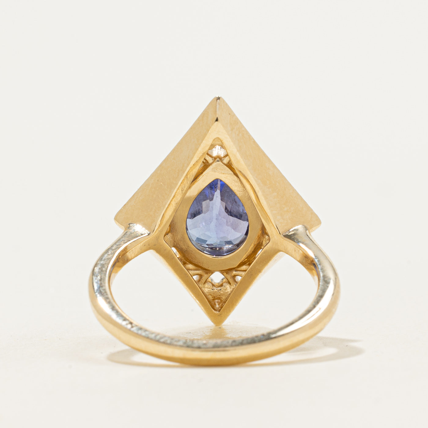 '100 Ways' 10k Tanzanite and Diamond Ornate Ring | 2.11ct | SZ 7