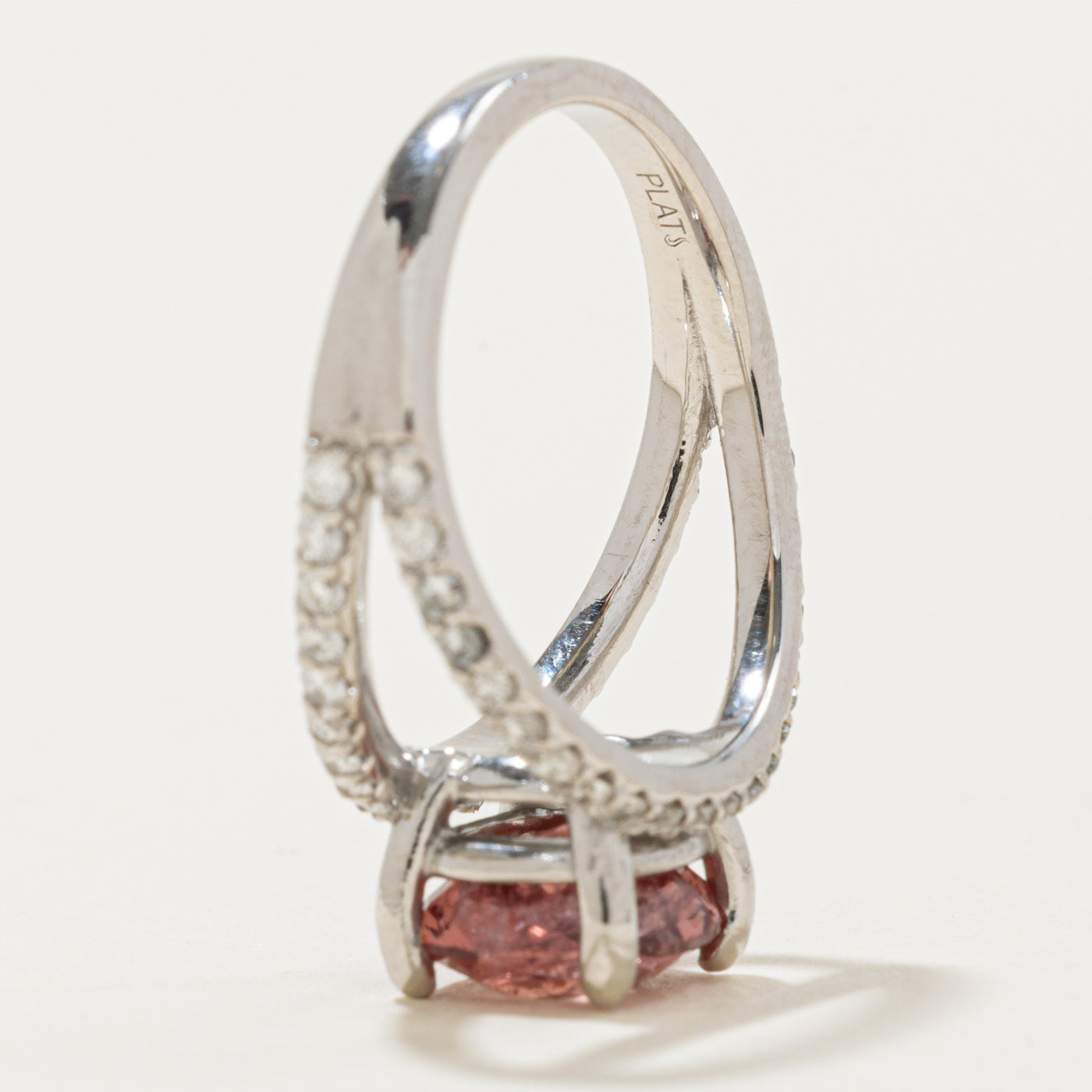 '100 Ways' Platinum Spinel & Diamond Ring | 3.02ct, 0.60ct | SZ 8.25