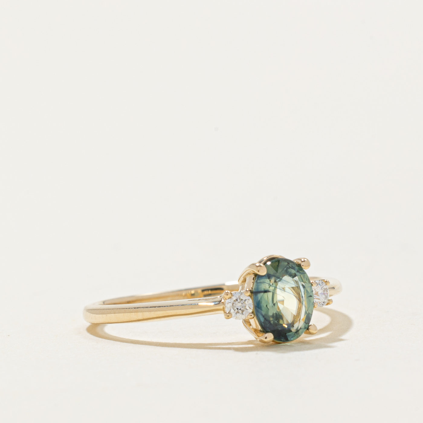 '100 Ways' 14k Sapphire & Diamond Ring | 0.85ct, 0.06ctw | SZ 7