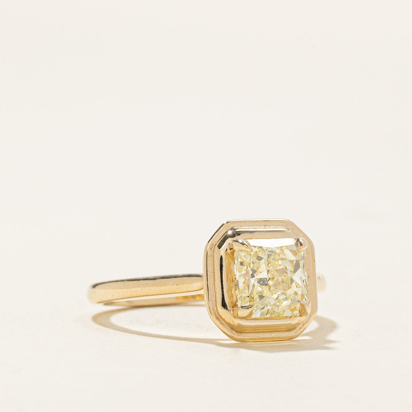 '100 Ways' Fancy Light Yellow Diamond Engagement Ring | 1.51ct VVS1 | SZ 7.25
