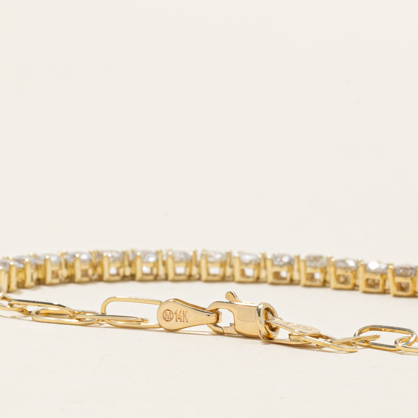 '100 Ways' Paperclip Diamond Tennis Bracelet | 2.25ctw | 7"