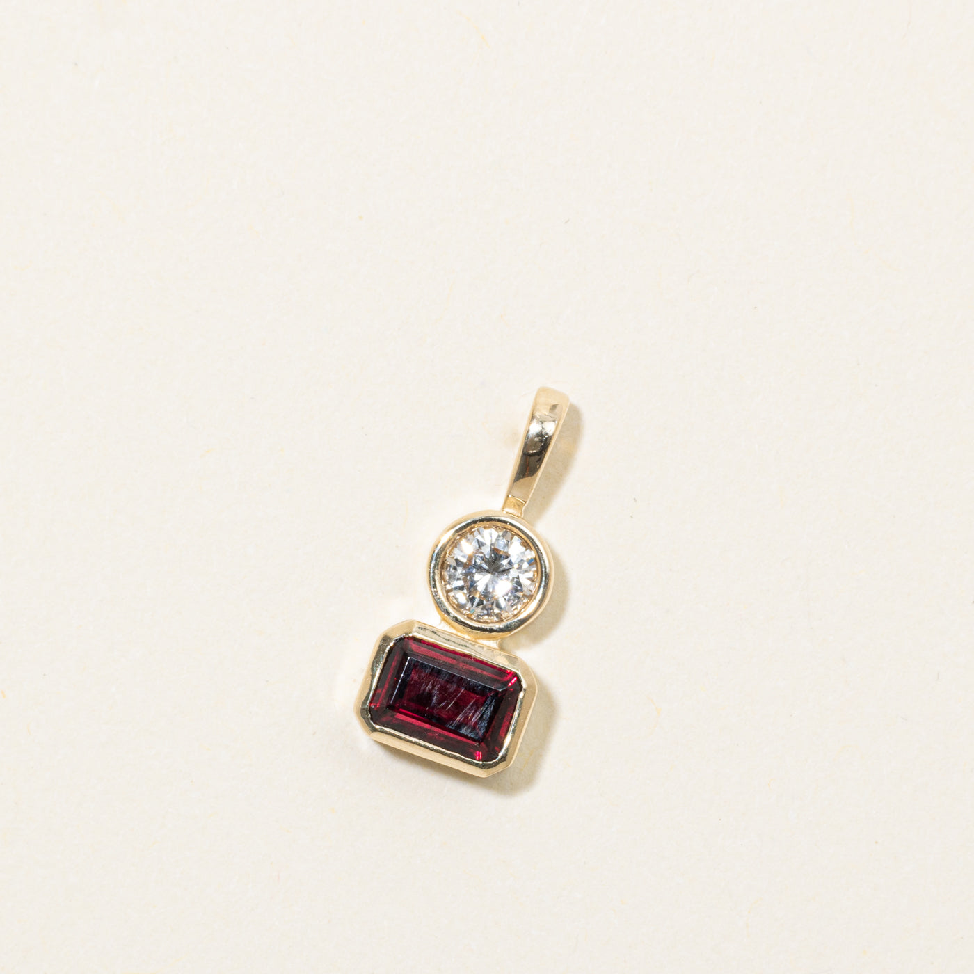 '100 Ways' Garnet & Diamond Pendant | 0.63ct, 0.22ct