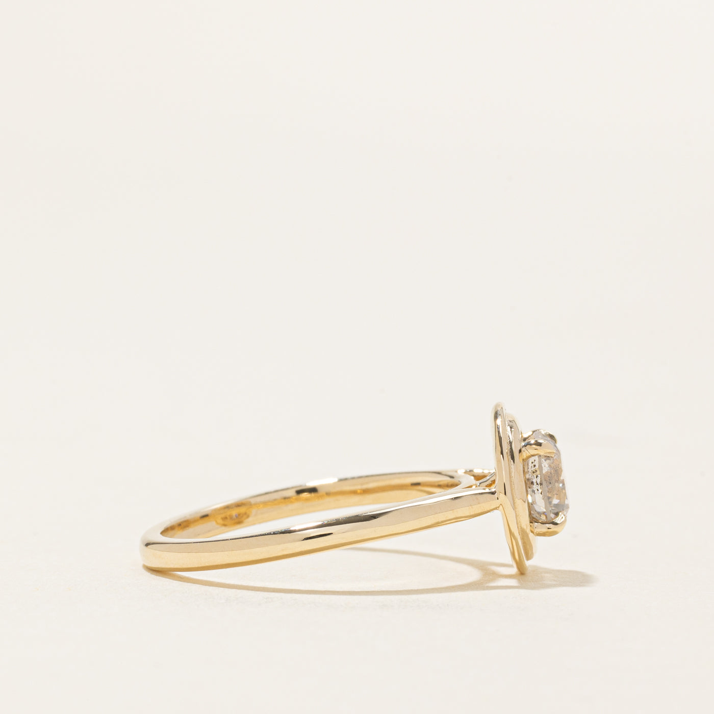 '100 Ways' Solitaire Salt And Pepper Diamond Ring | 0.90ct | SZ 7