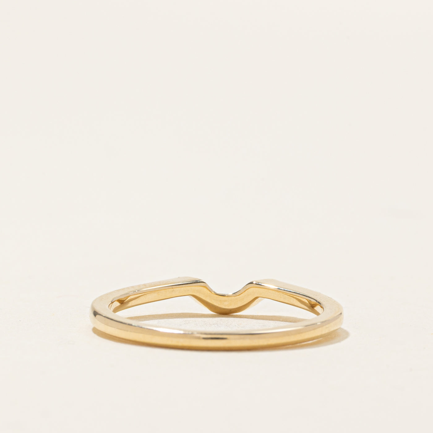 '100 Ways' 14k Yellow Gold Contour Ring | SZ 7
