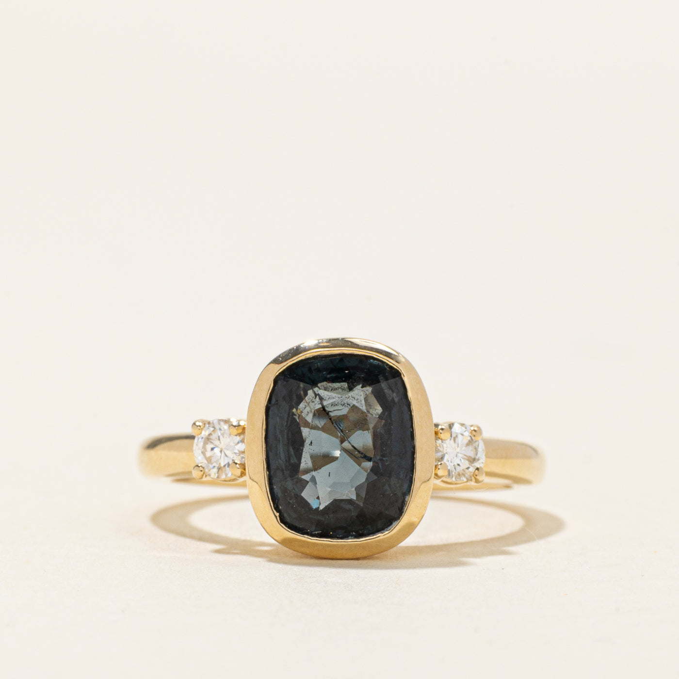 '100 Ways' Bezel Set Spinel & Diamond Ring | 2.75ct, 0.20ct | SZ 7