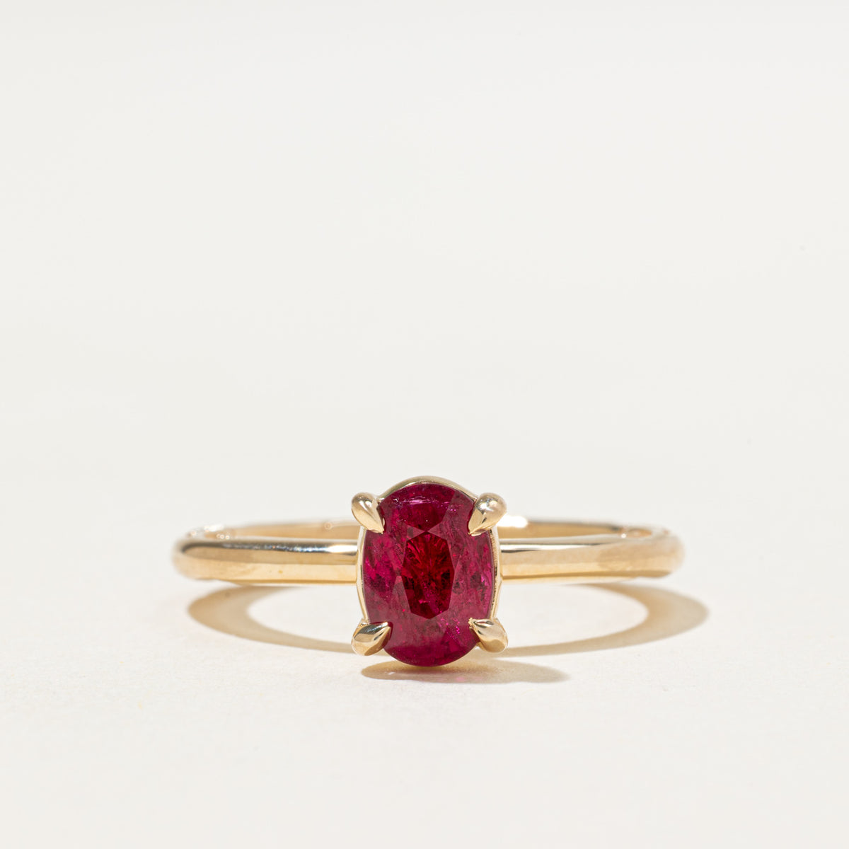 '100 Ways x Anton Pavlenko Design' 14k GIA Ruby & Diamond Accented Ring | GIA 1.55ct, 0.03ctw | SZ 7