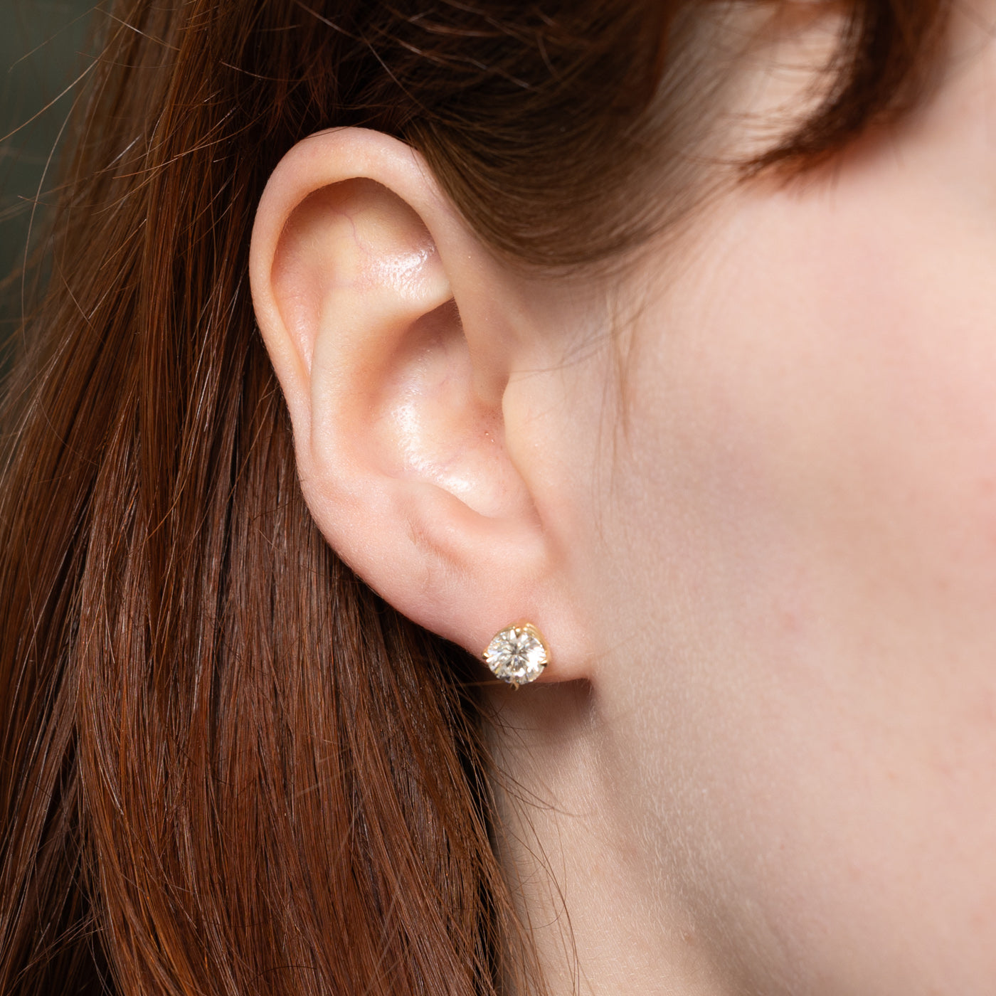 '100 Ways' Signature Eagle Claw Stud Earrings | 1.58ctw I1/I2 I/J