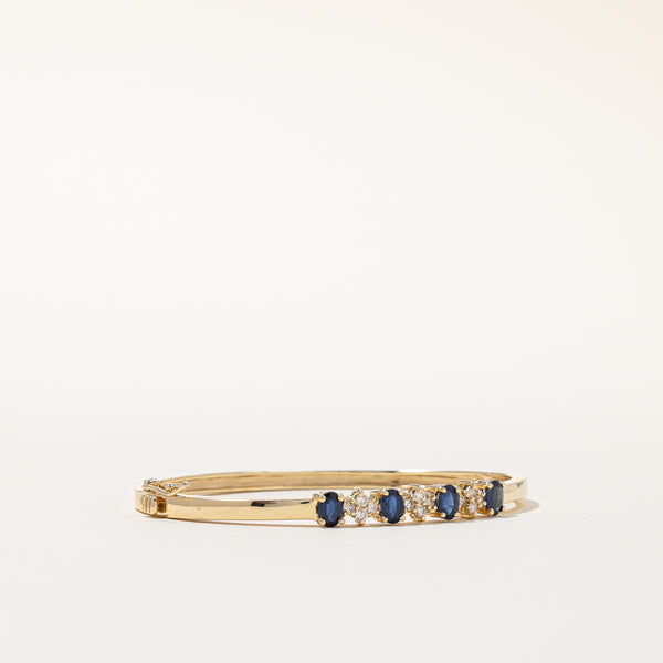 Sapphire & Diamond Bracelet | 1.44ctw, 0.36ctw | 8