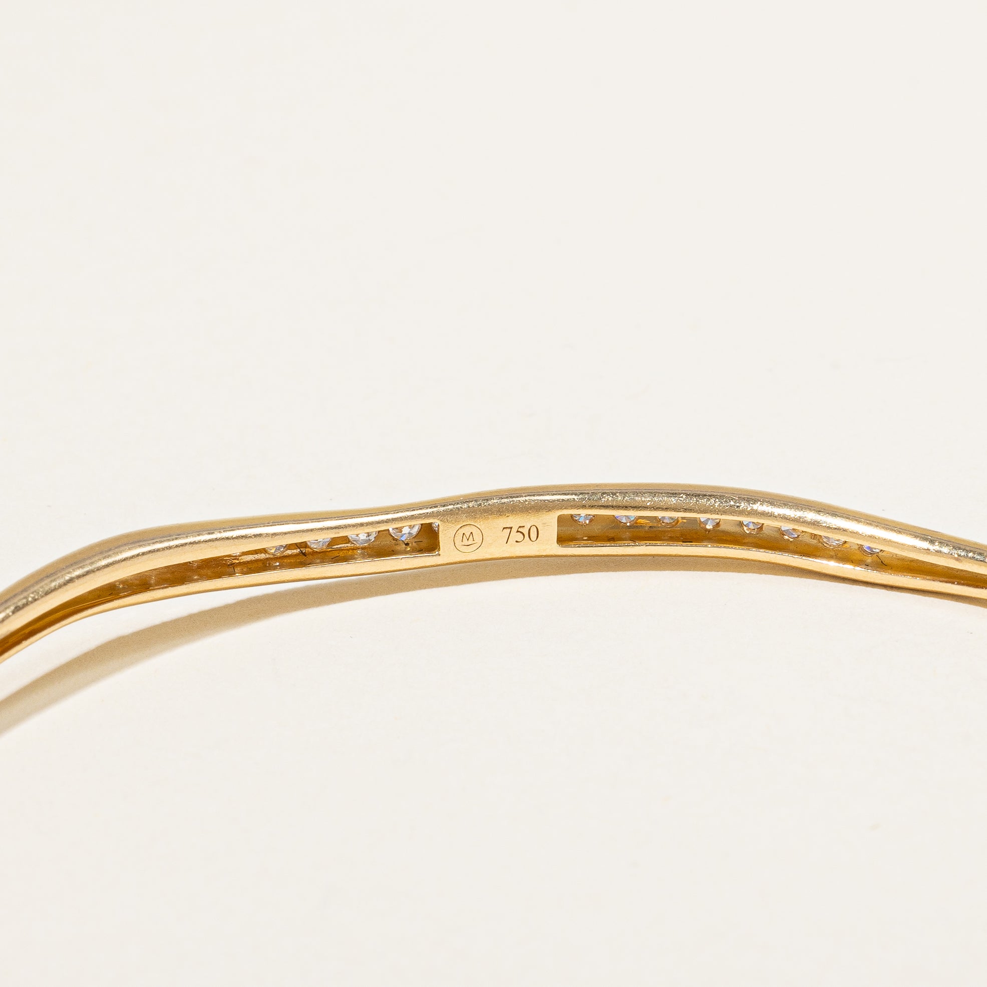 Diamond Freeform Bangle | 0.75ctw | 8" |
