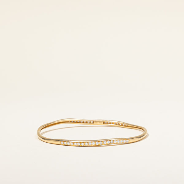 Diamond Freeform Bangle | 0.75ctw | 8