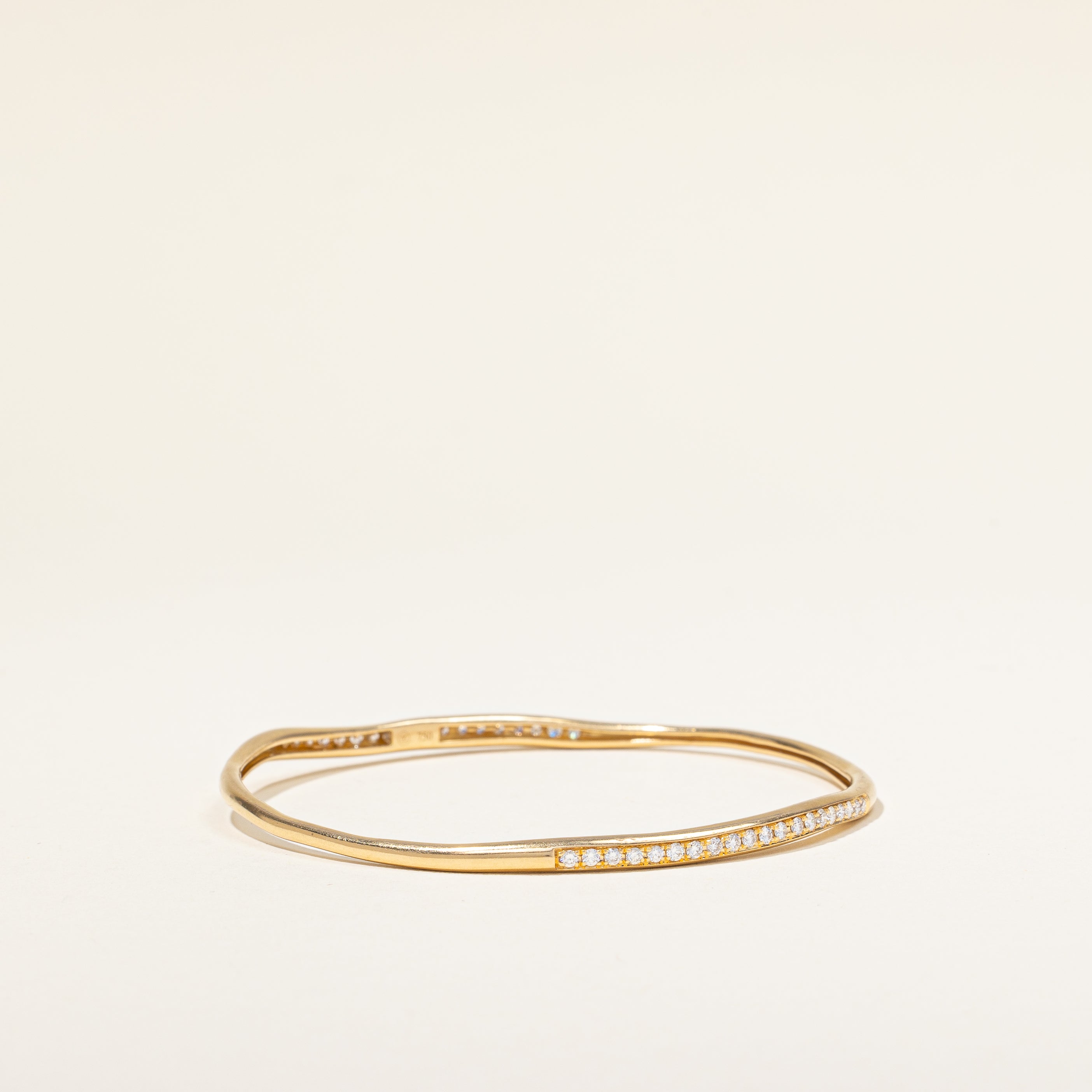 Diamond Freeform Bangle | 0.75ctw | 8" |