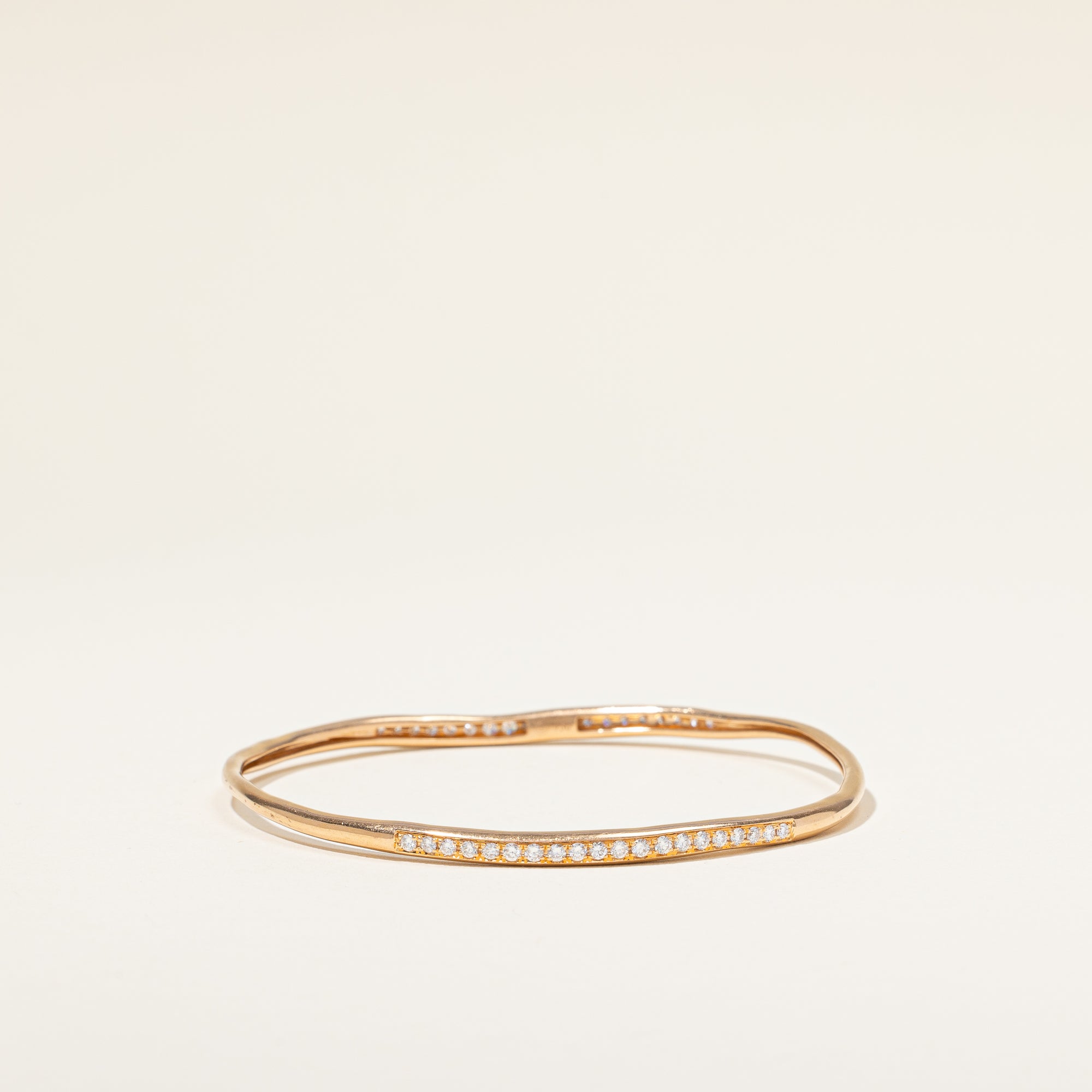 Diamond Freeform Bangle | 0.75ctw | 8