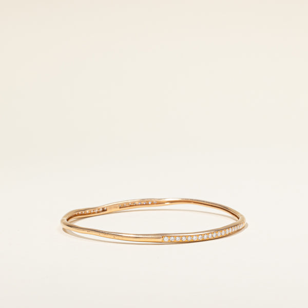 Diamond Freeform Bangle | 0.75ctw | 8