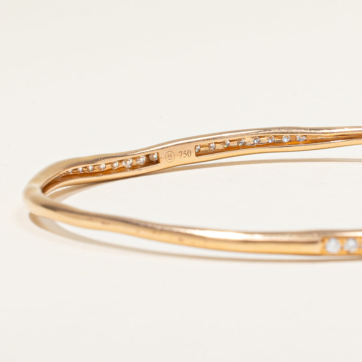 Diamond Freeform Bangle | 0.75ctw | 8