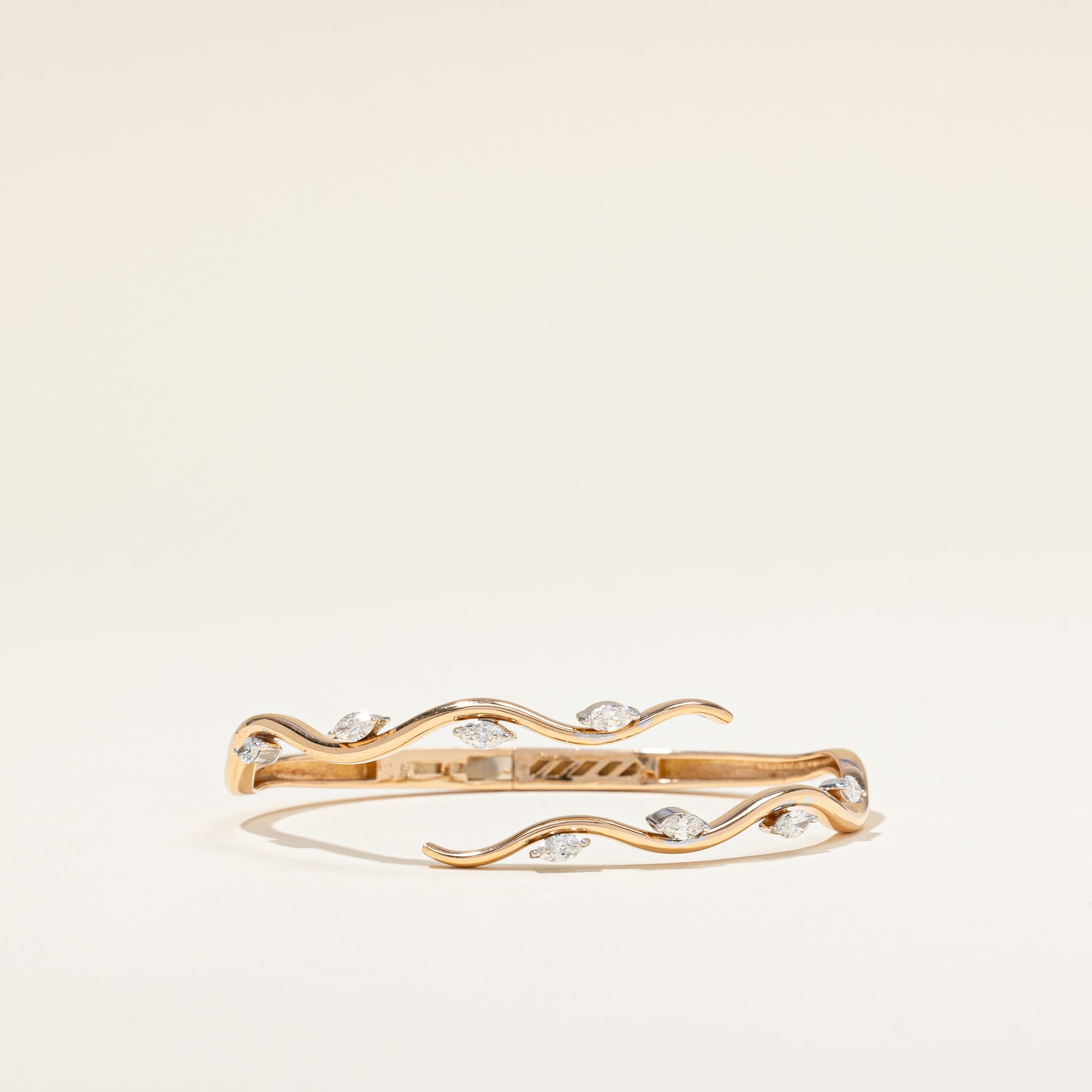 Diamond Open Bangle | 0.50ctw | 6