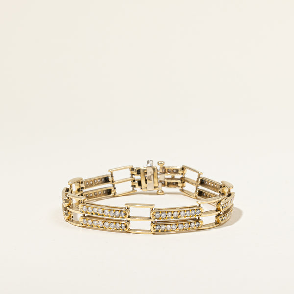 18k Diamond Bracelet | 2.80ctw SI2-I1 G/H | 7