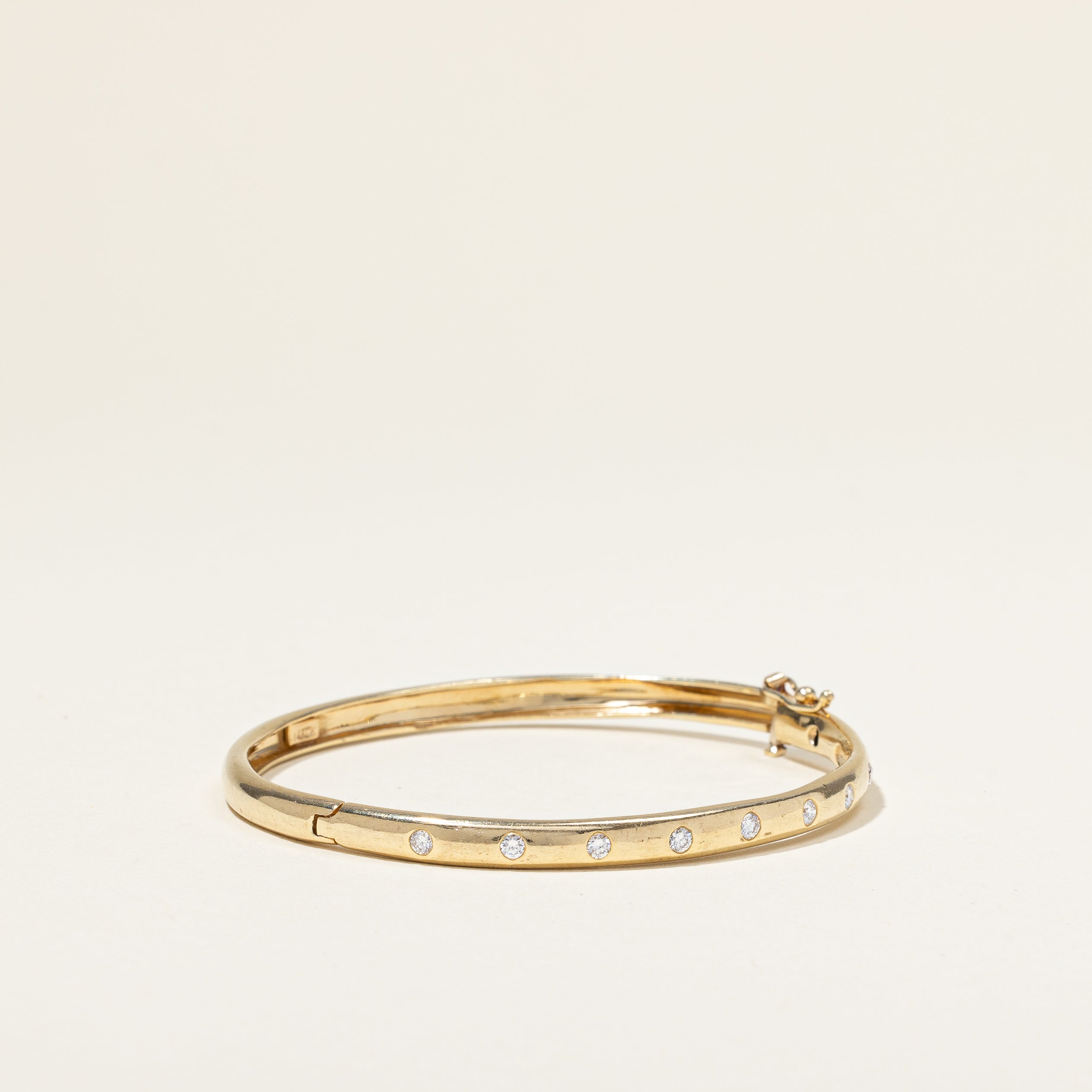 Flush Set Diamond Bracelet | 0.30ctw | 7" |