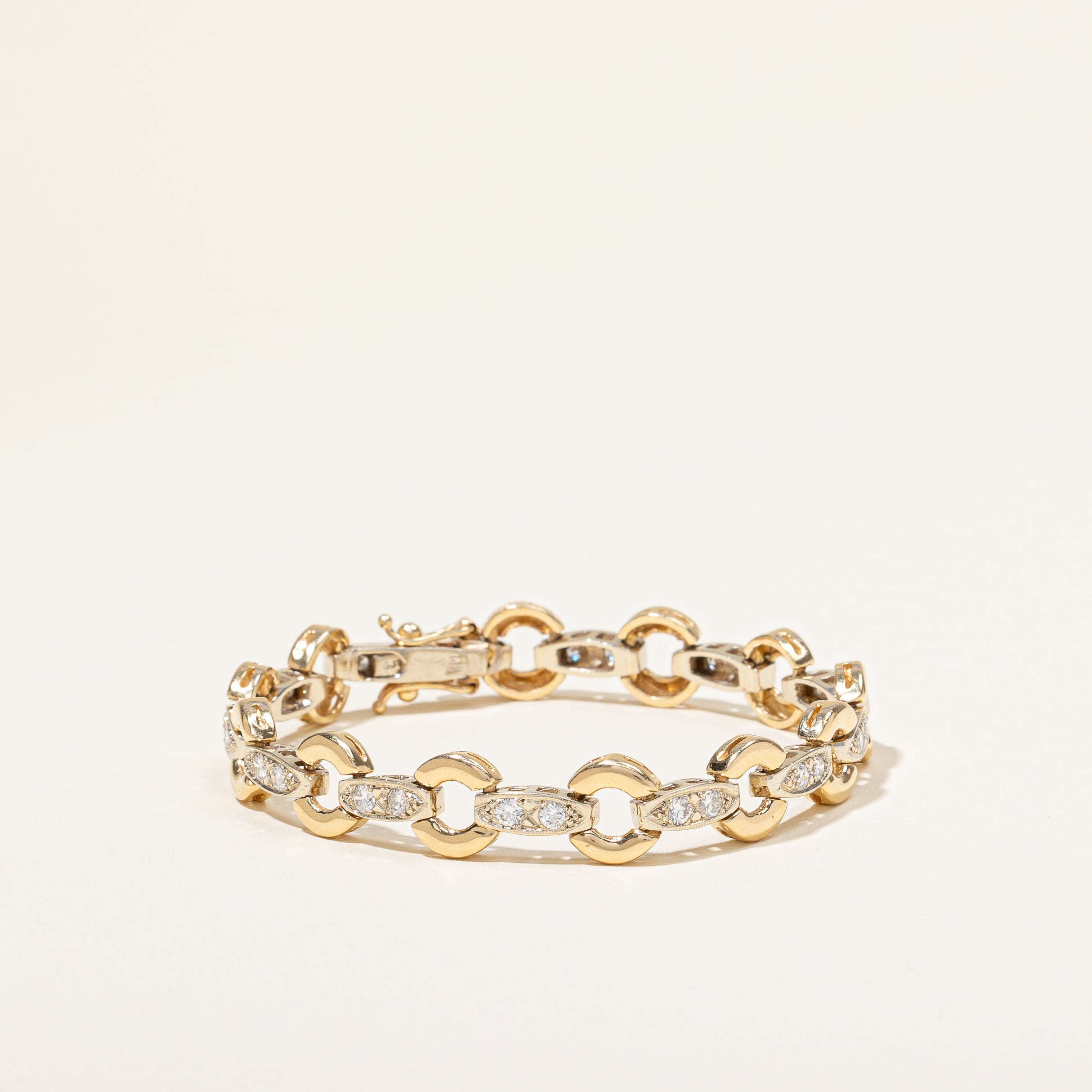 Flush Set Diamond Bracelet | 1.44ctw | 7.25" |