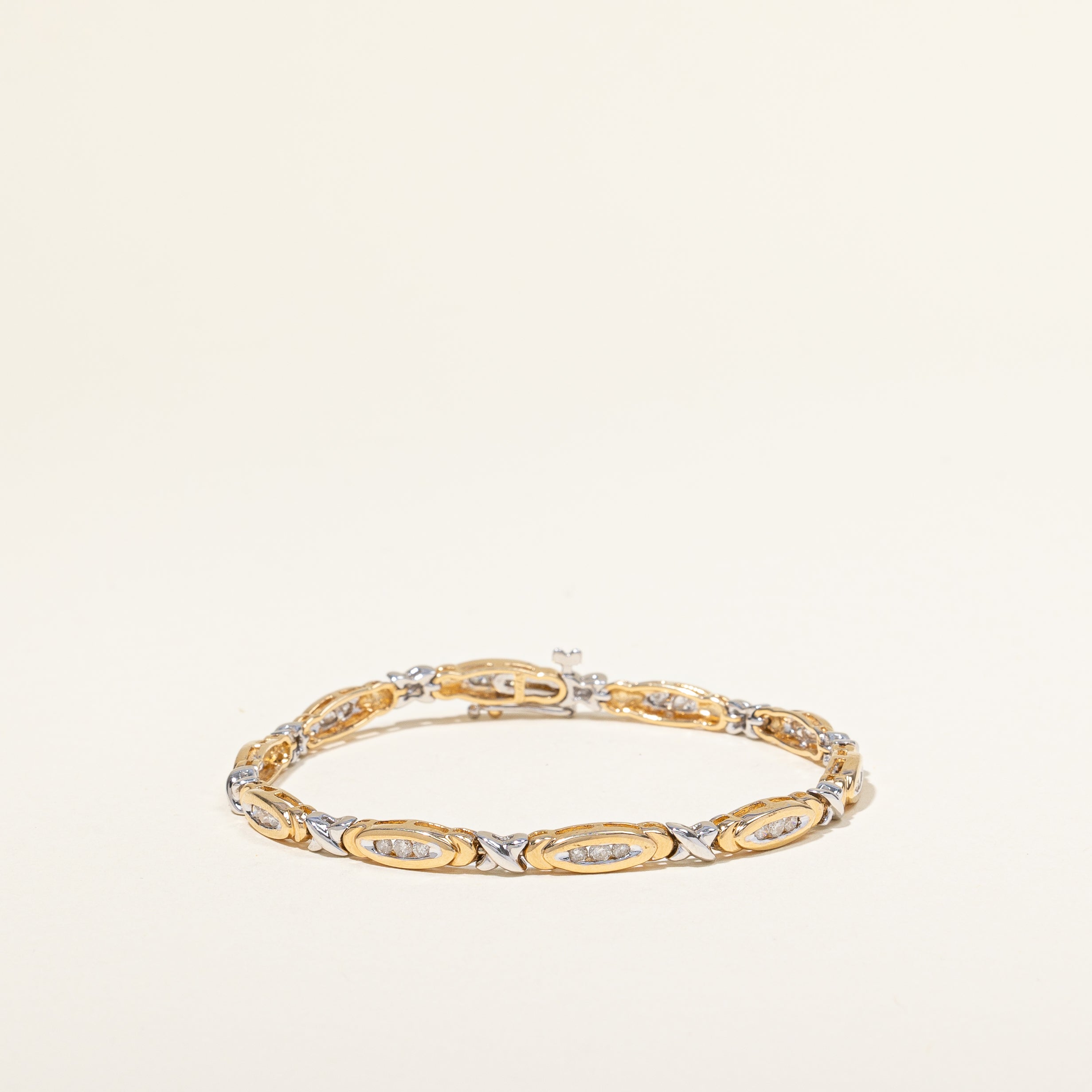 Channel Set Diamond Bracelet | 0.80ctw | 7" |