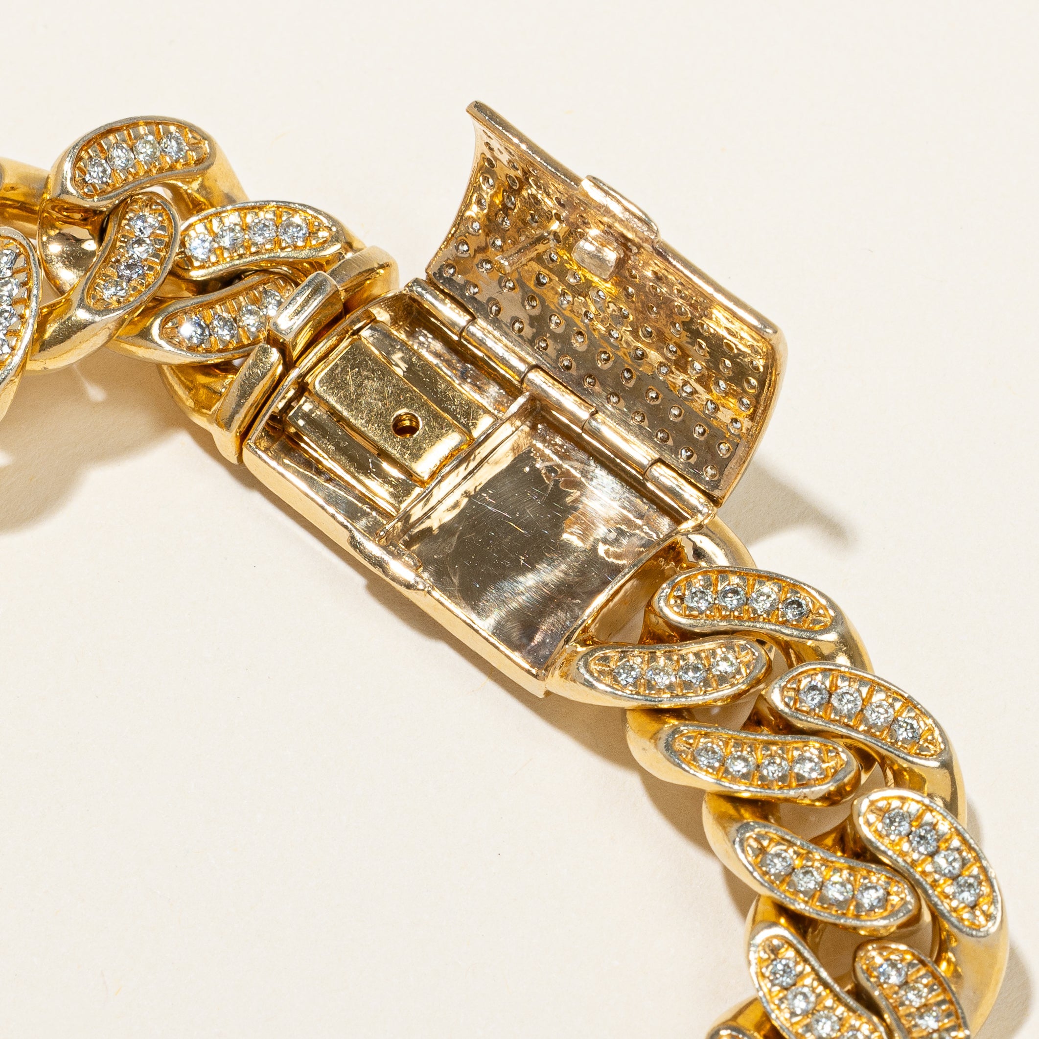 Diamond Cuban Link Bracelet | 4.20ctw | 9" |