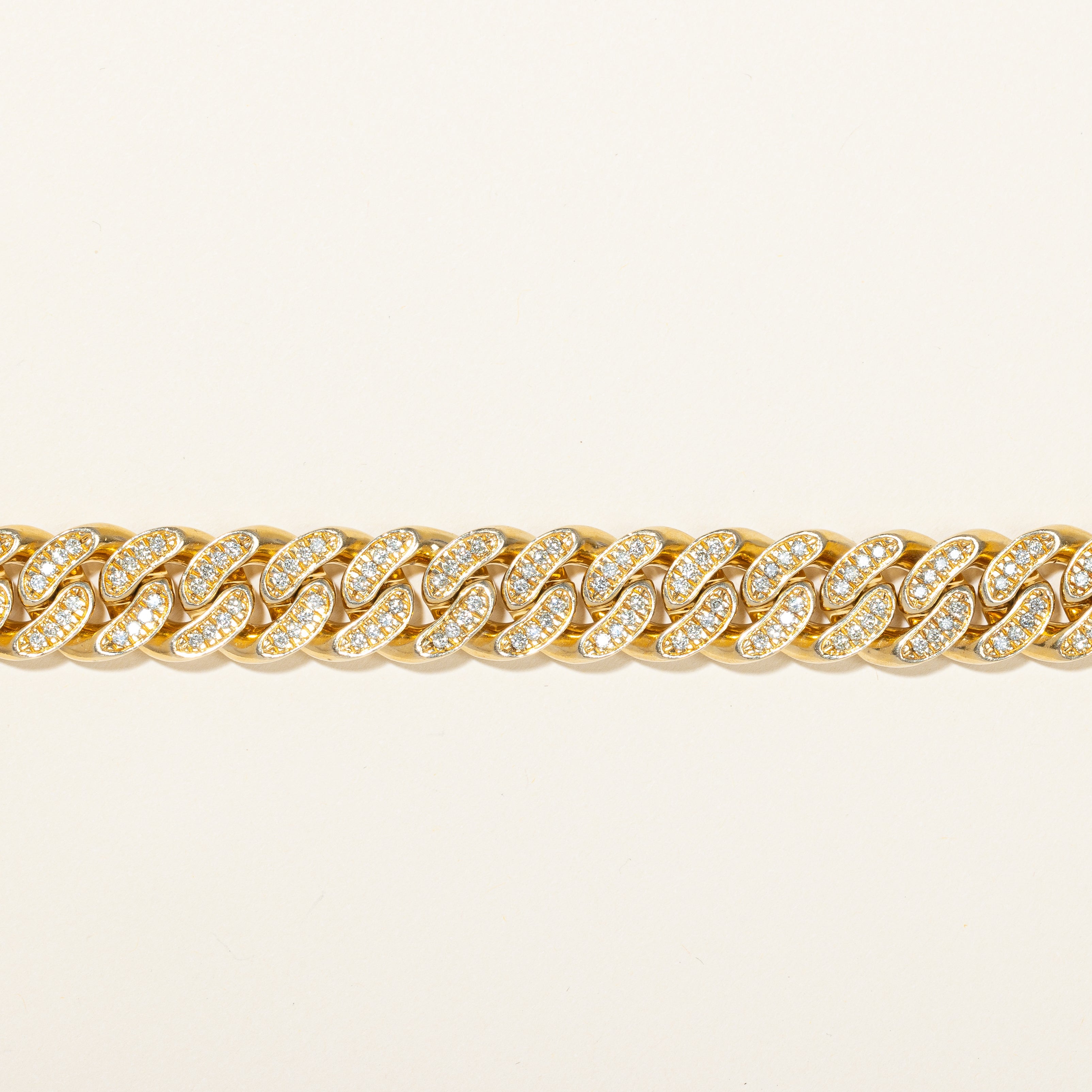 Diamond Cuban Link Bracelet | 4.20ctw | 9" |