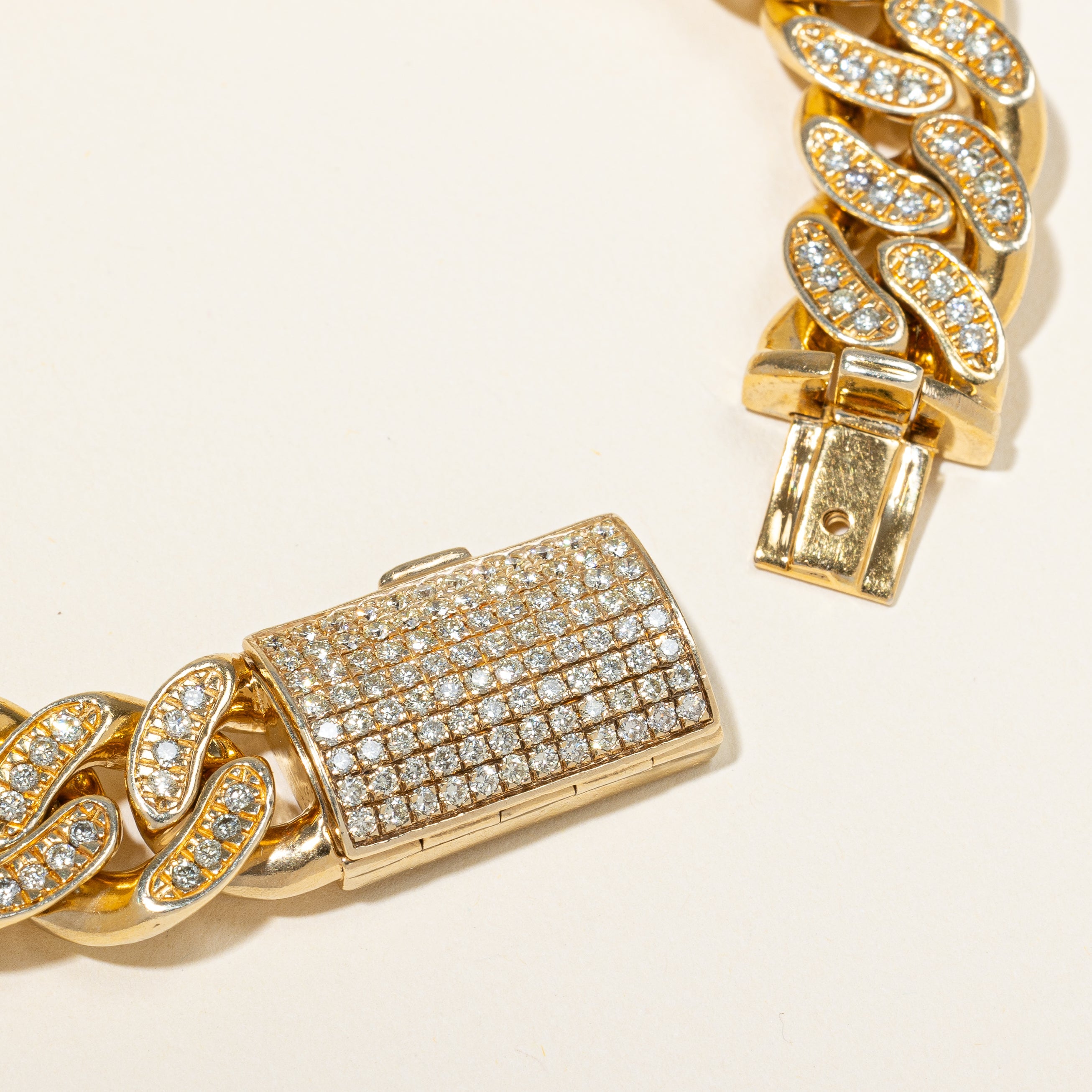 Diamond Cuban Link Bracelet | 4.20ctw | 9" |