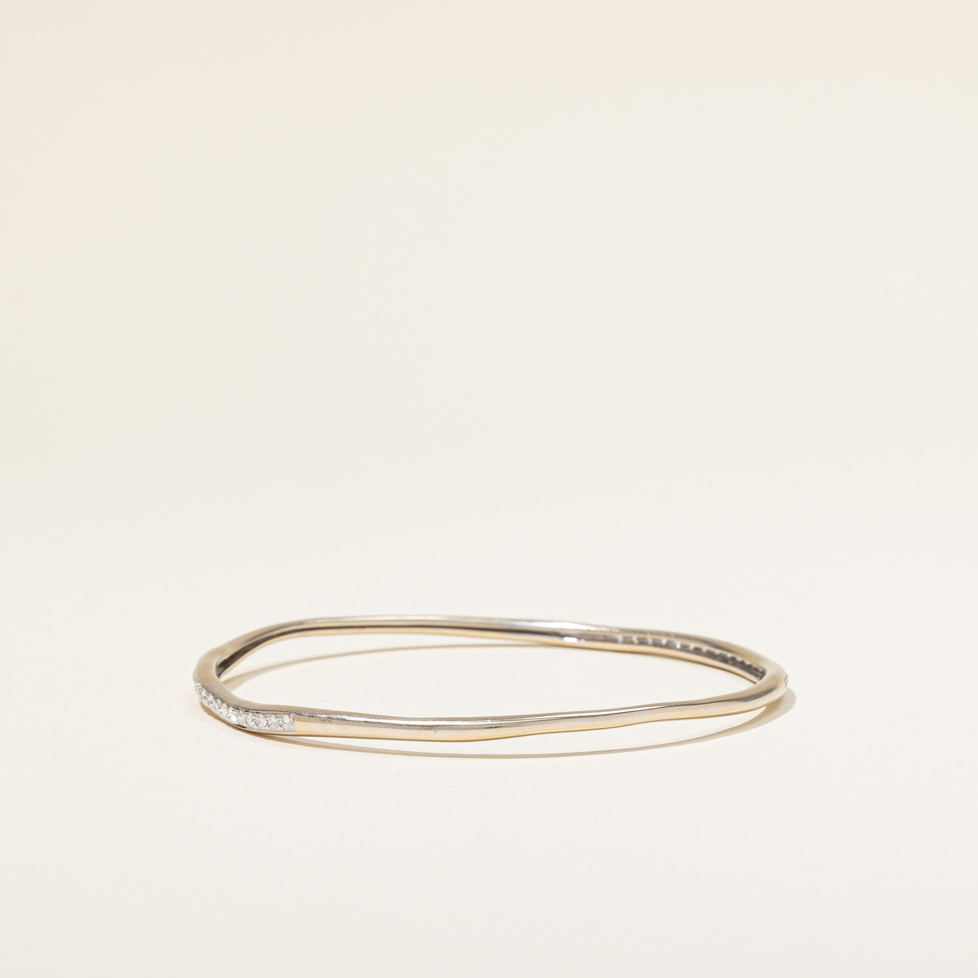 Freeform Diamond Bangle | 0.75ctw | 9