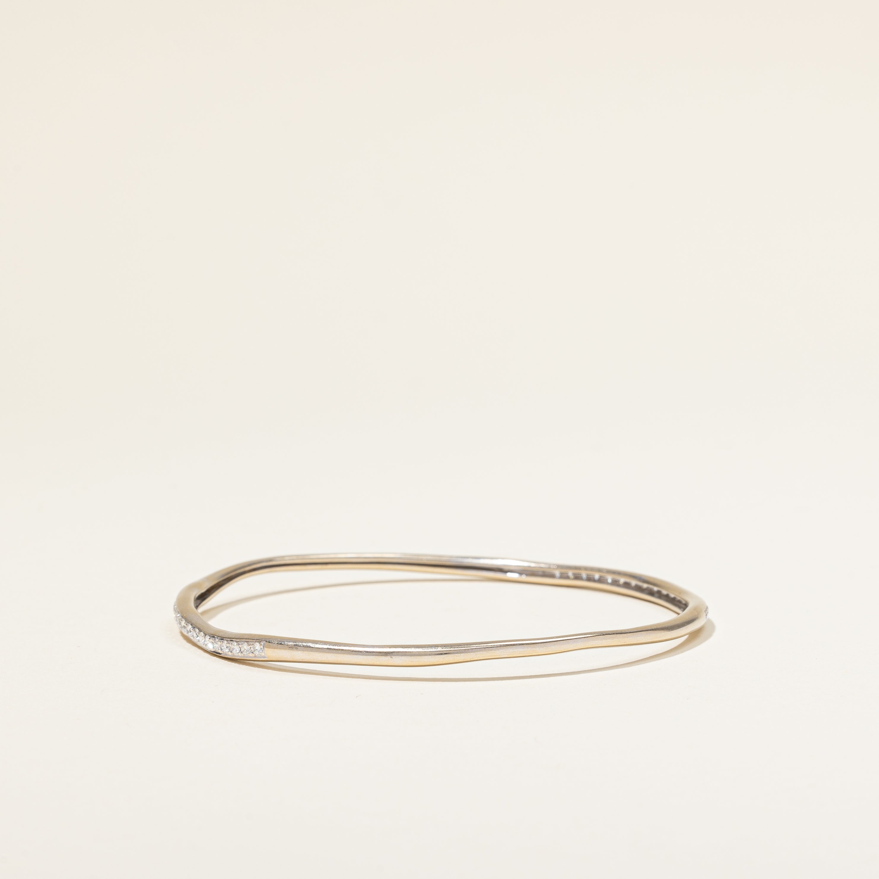 Freeform Diamond Bangle | 0.75ctw | 9" |