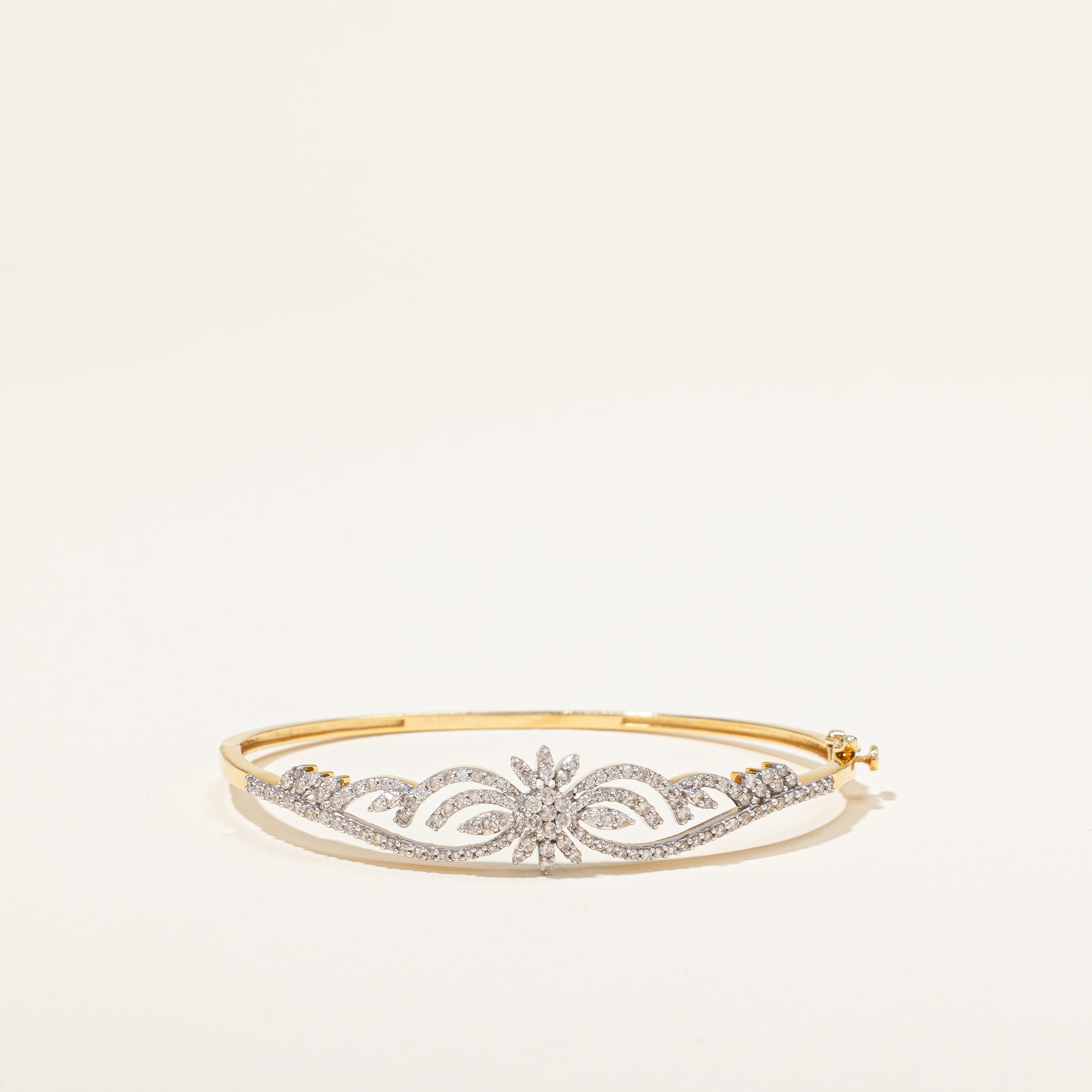 Cluster Set Diamond Bracelet | 1.14ctw | 7" |