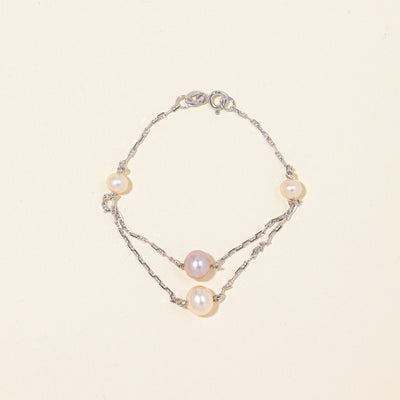 Pearl Two Tier Bracelet | 6.5