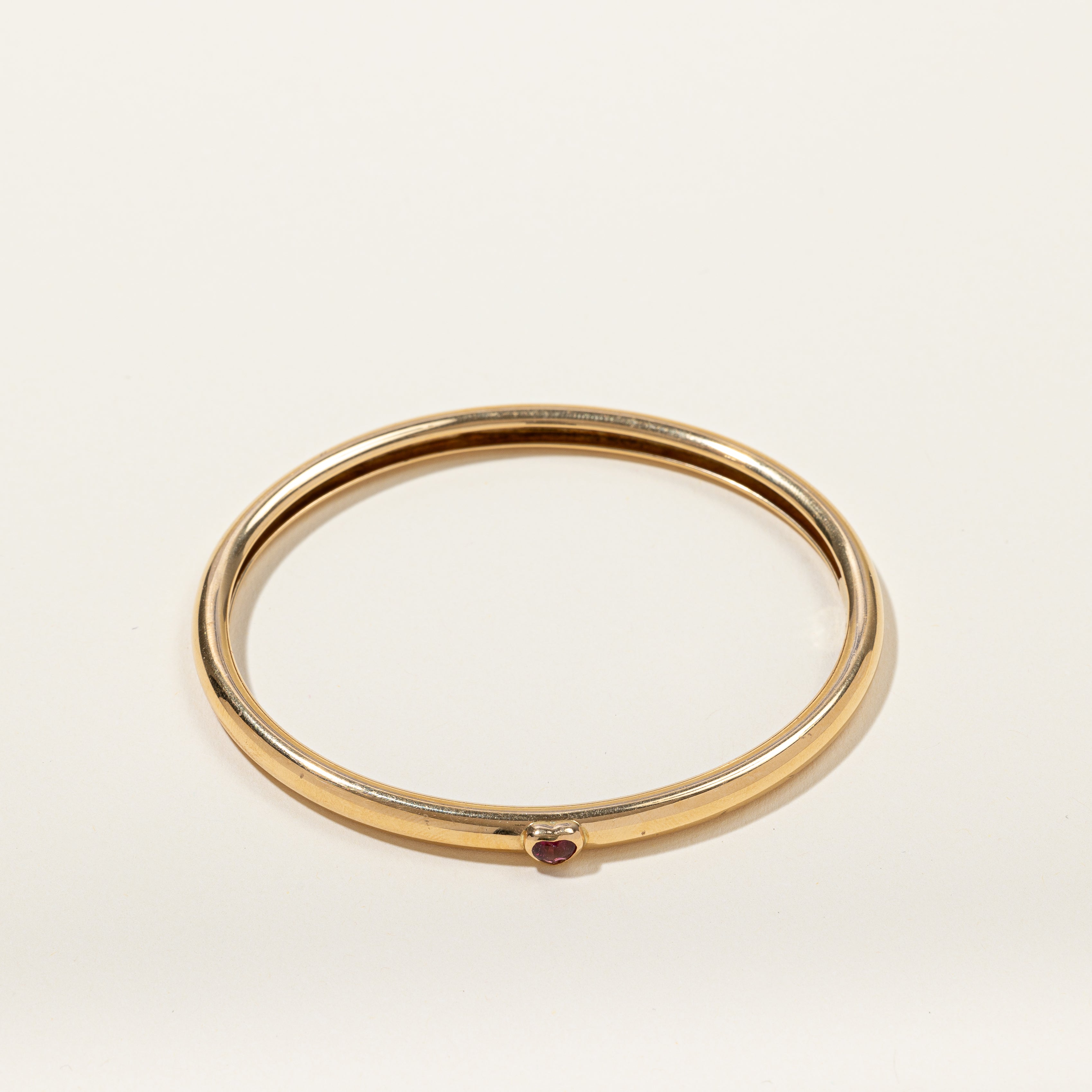 Bracelet jonc vintage en tourmaline « Tiffany & Co » 1993 | 0,15 ct | 8" | 