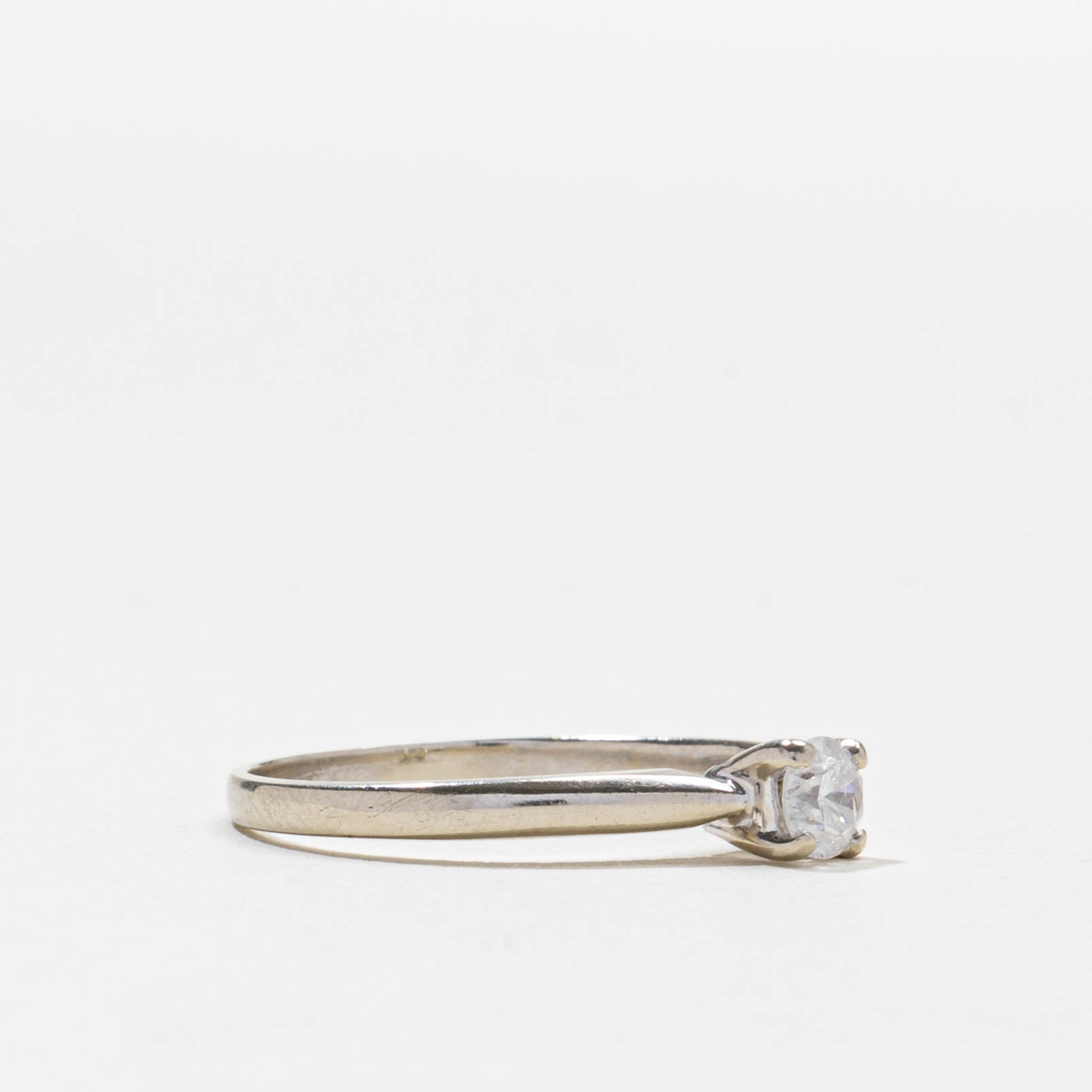 Solitaire Diamond Petite Ring | SZ 8.25