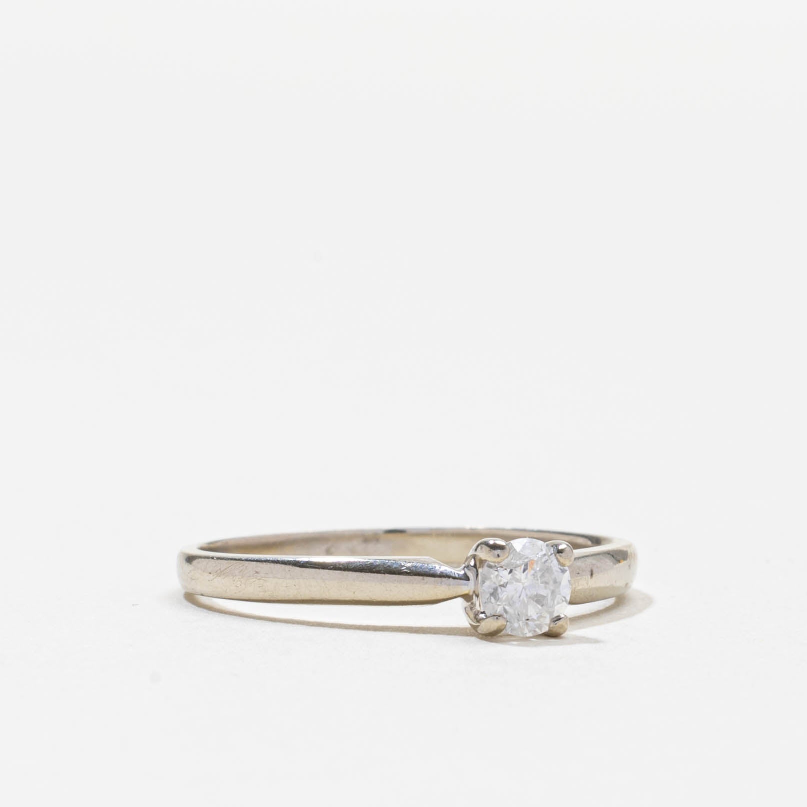 Solitaire Diamond Petite Ring | SZ 8.25