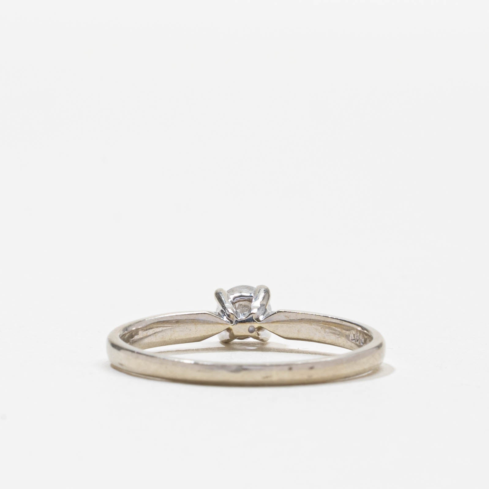 Solitaire Diamond Petite Ring | SZ 8.25