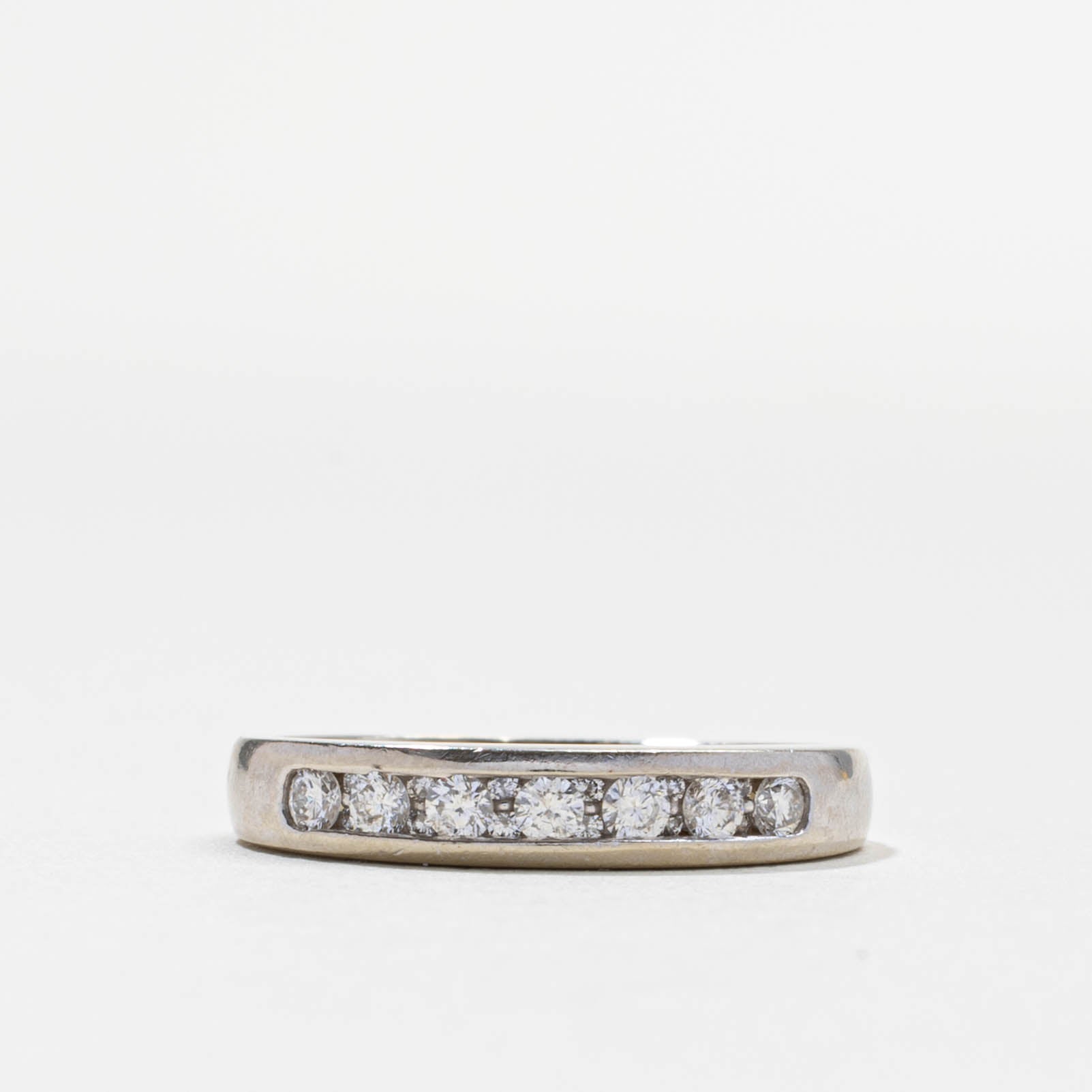 Seven Stone Channel Set Diamond Band | 0.41ctw | SZ 7.5