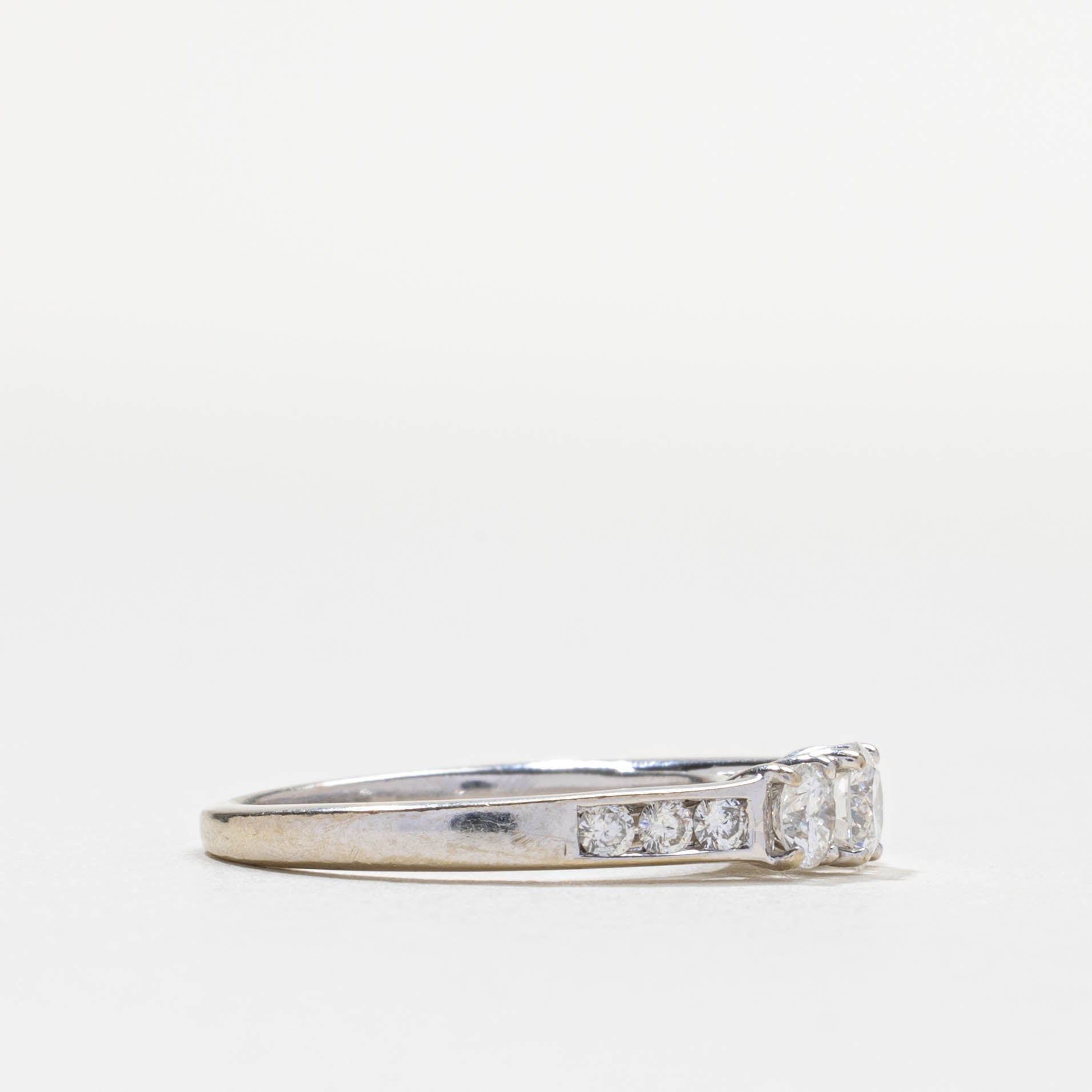 Three Stone Diamond Accented Ring | 0.75ctw | SZ 5.5