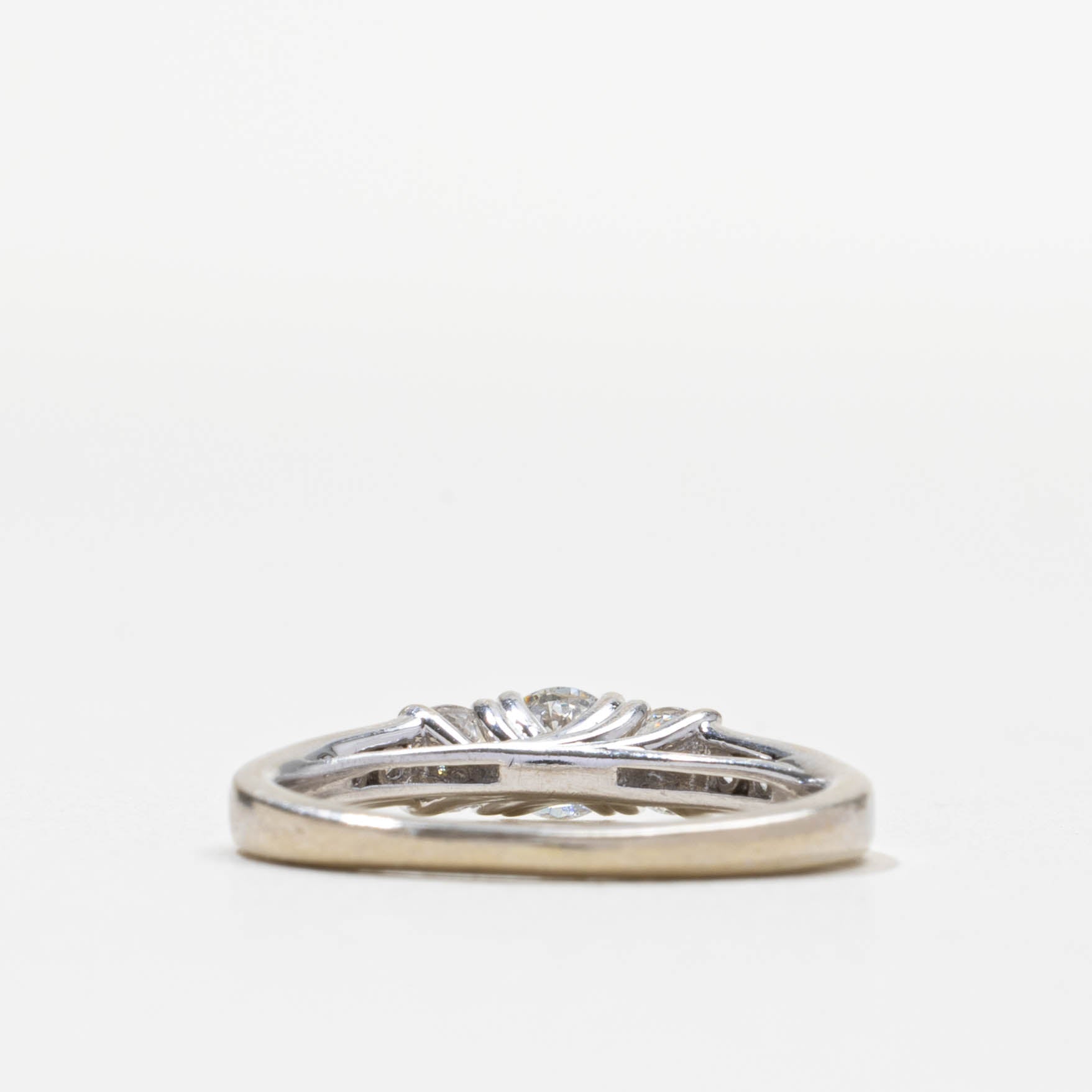 Three Stone Diamond Accented Ring | 0.75ctw | SZ 5.5
