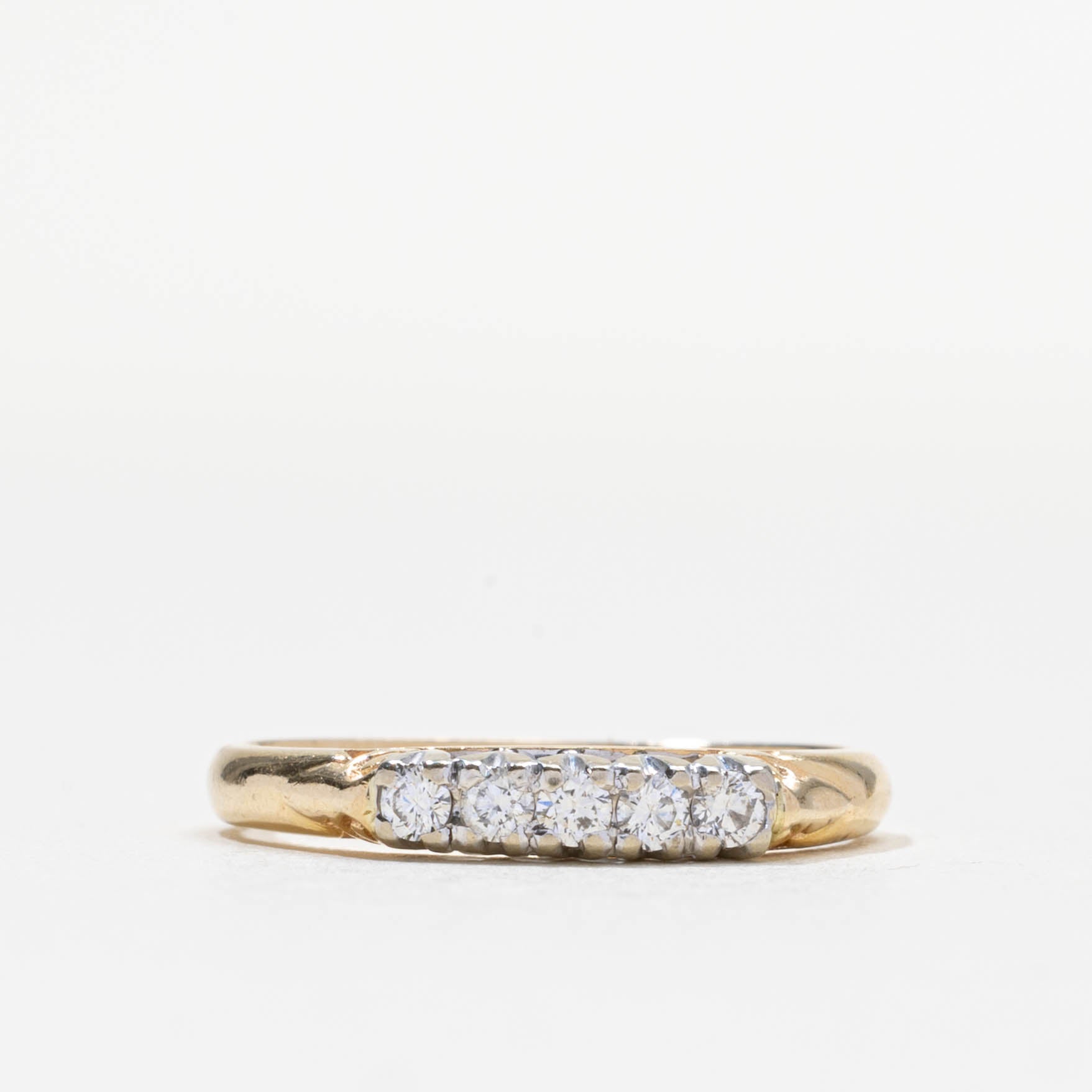 Five Stone Diamond Band | 0.15ctw | SZ 5.25