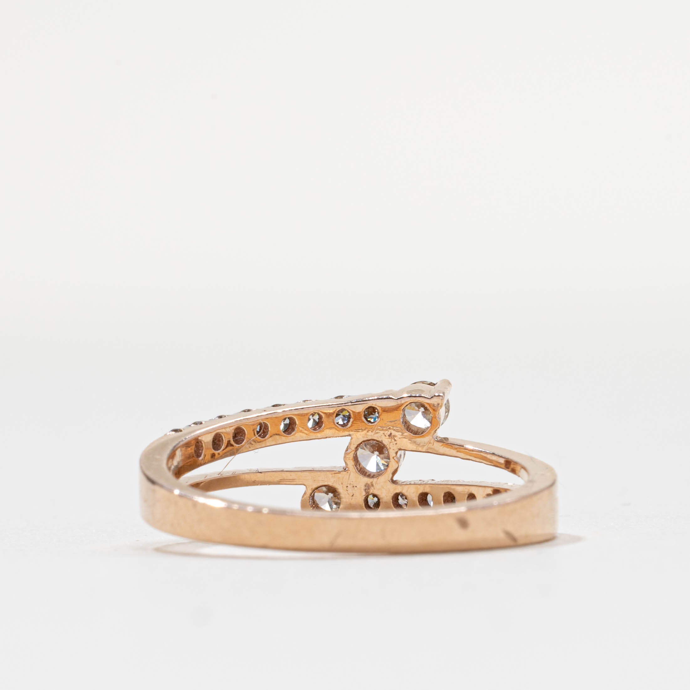 Semi Eternity Diamond Zigzag Ring | 0.4ctw | SZ 5.75