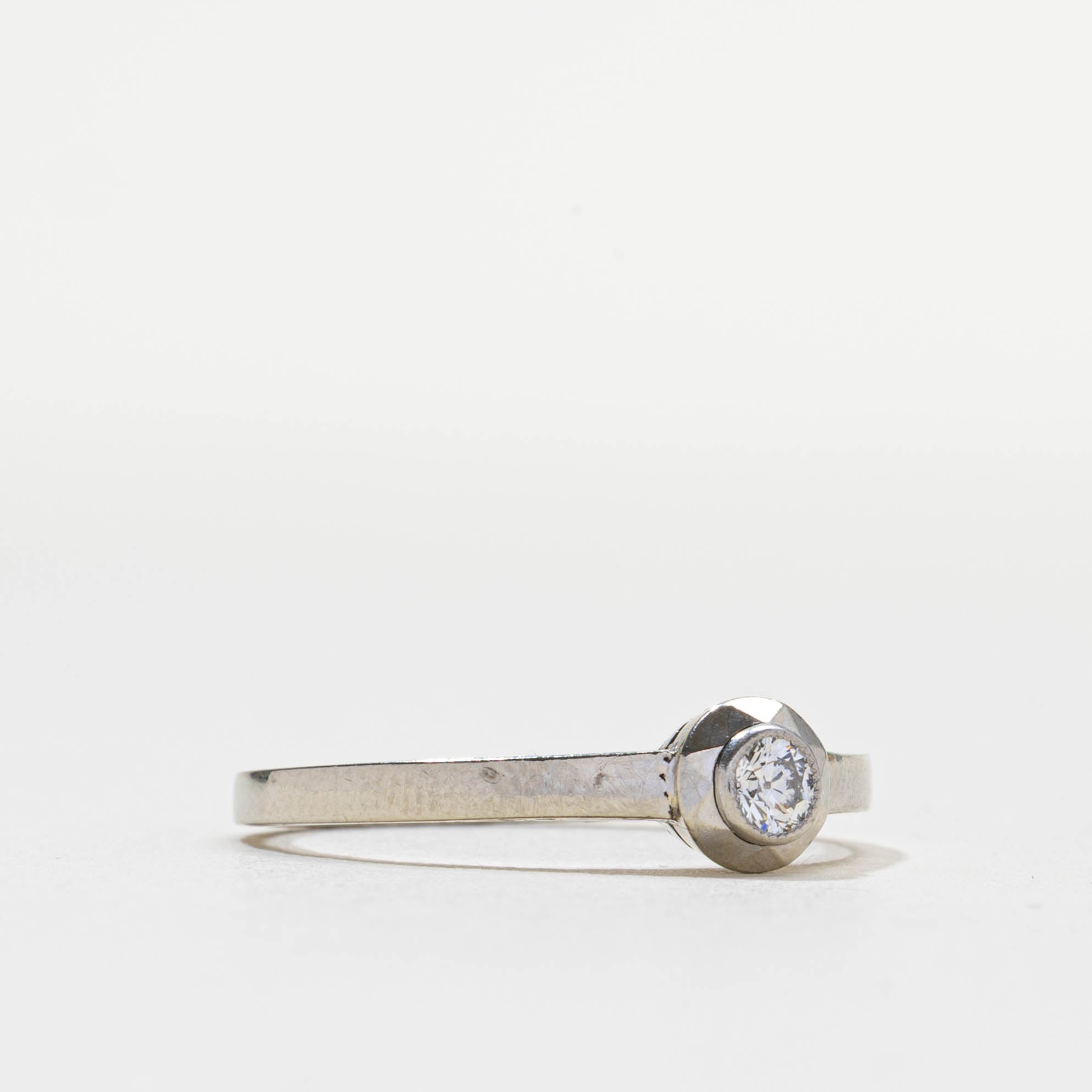 Old European Cut Bezel Set Diamond Ring | 0.11ct | SZ 7.0