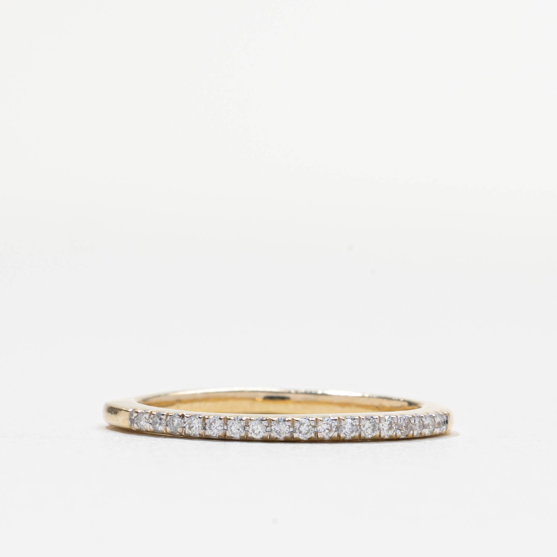 Semi Eternity Pavé Set Diamond Band | 0.1ctw | 1.50mm | SZ 4.5
