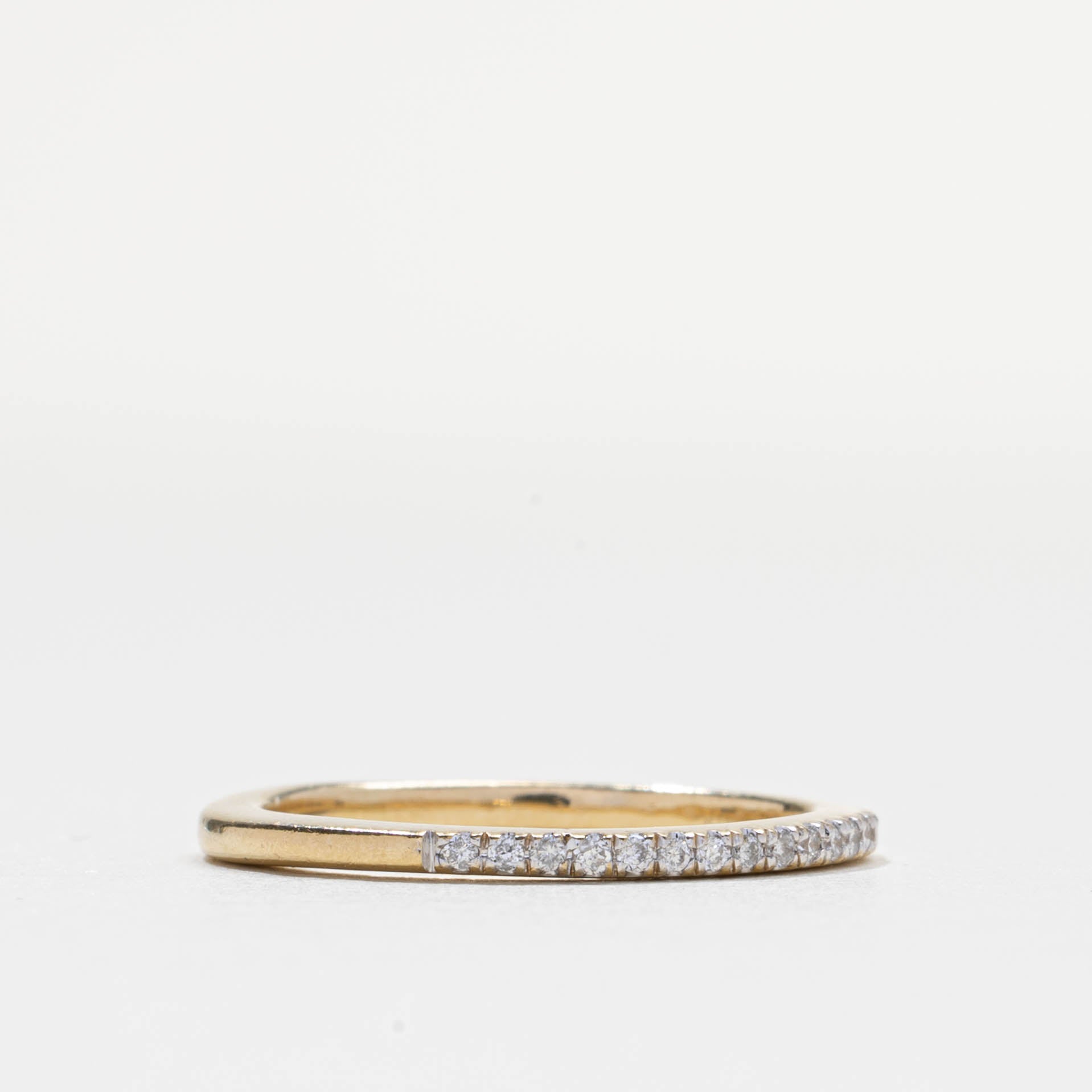 Semi Eternity Pavé Set Diamond Band | 0.1ctw | 1.50mm | SZ 4.5