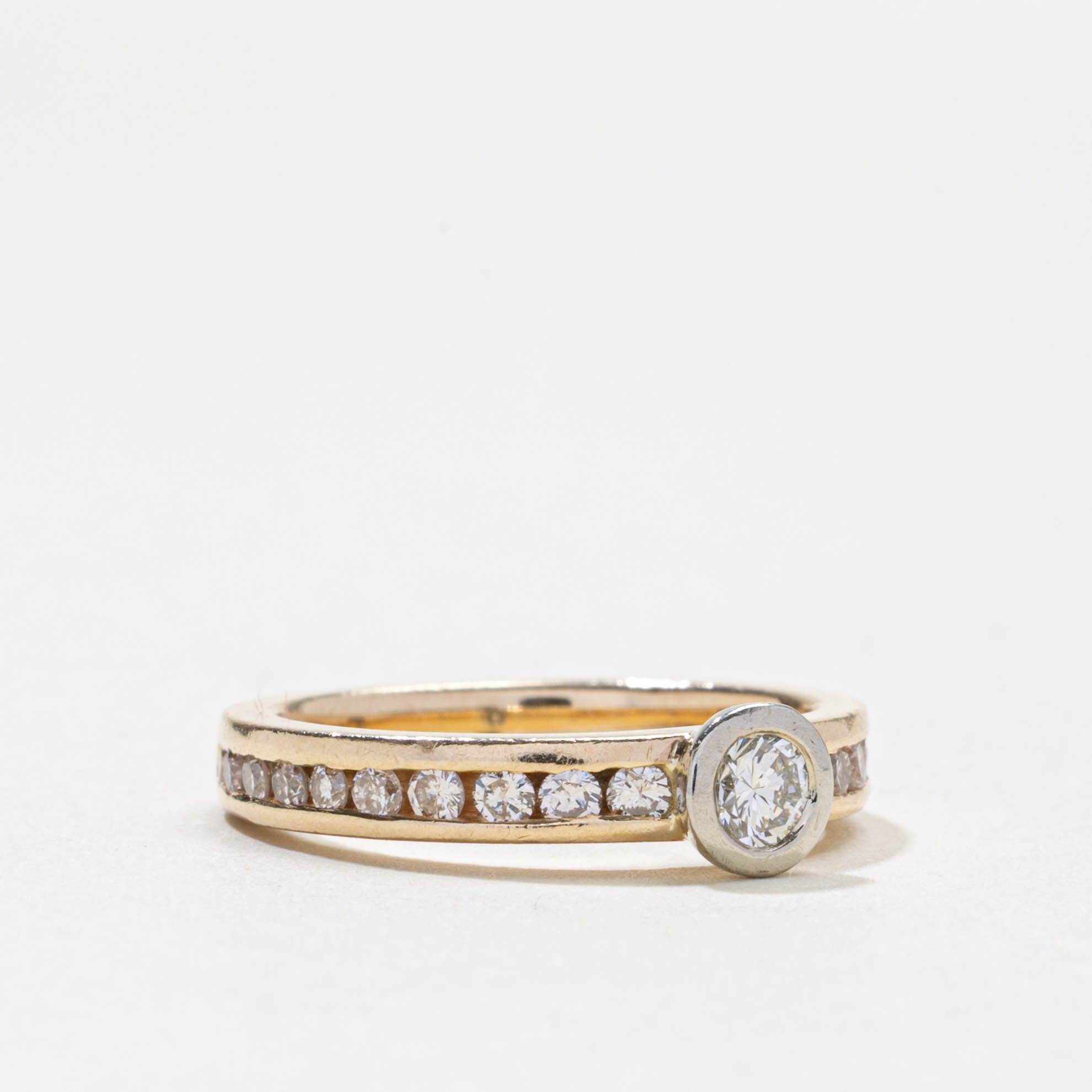 Bezel Set Diamond Accented Ring | 0.5ctw | SZ 4.0