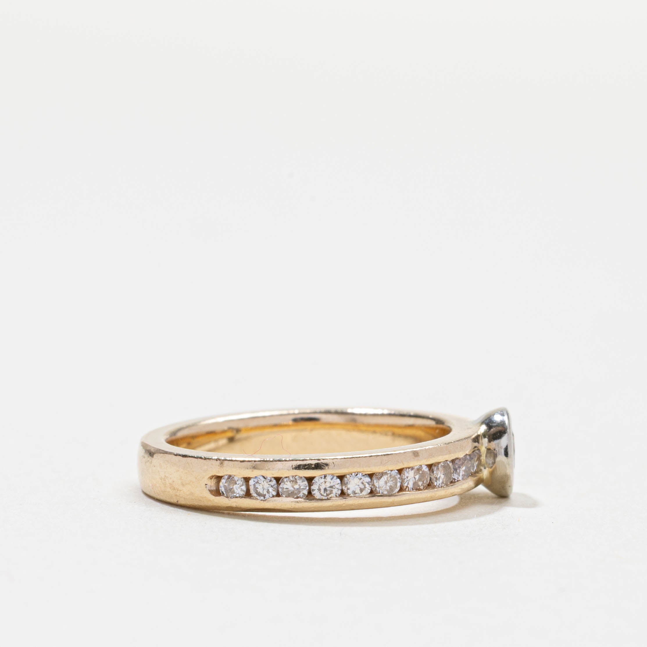 Bezel Set Diamond Accented Ring | 0.5ctw | SZ 4.0