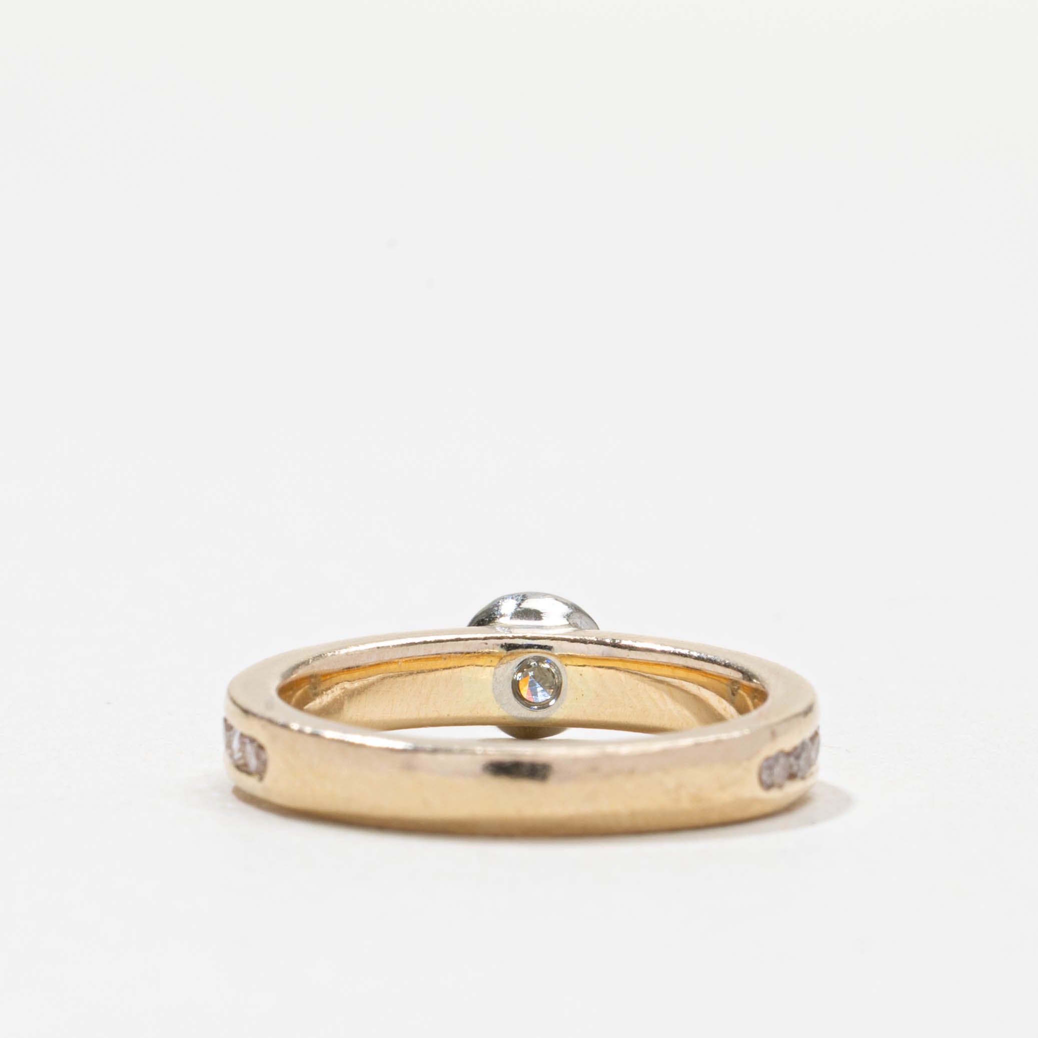 Bezel Set Diamond Accented Ring | 0.5ctw | SZ 4.0