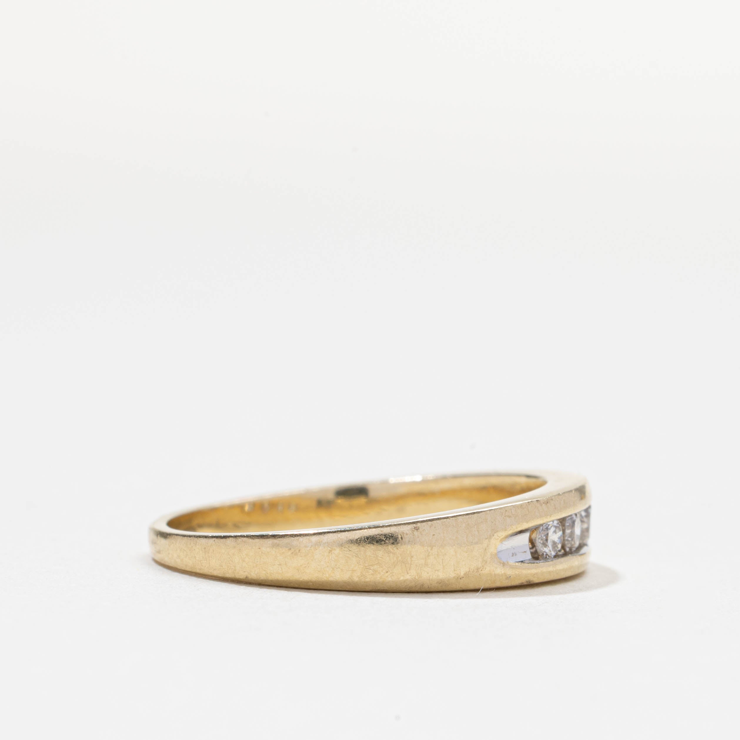 Five Stone Channel Set Diamond Band | 0.25ctw | 4.20mm | SZ 7.5